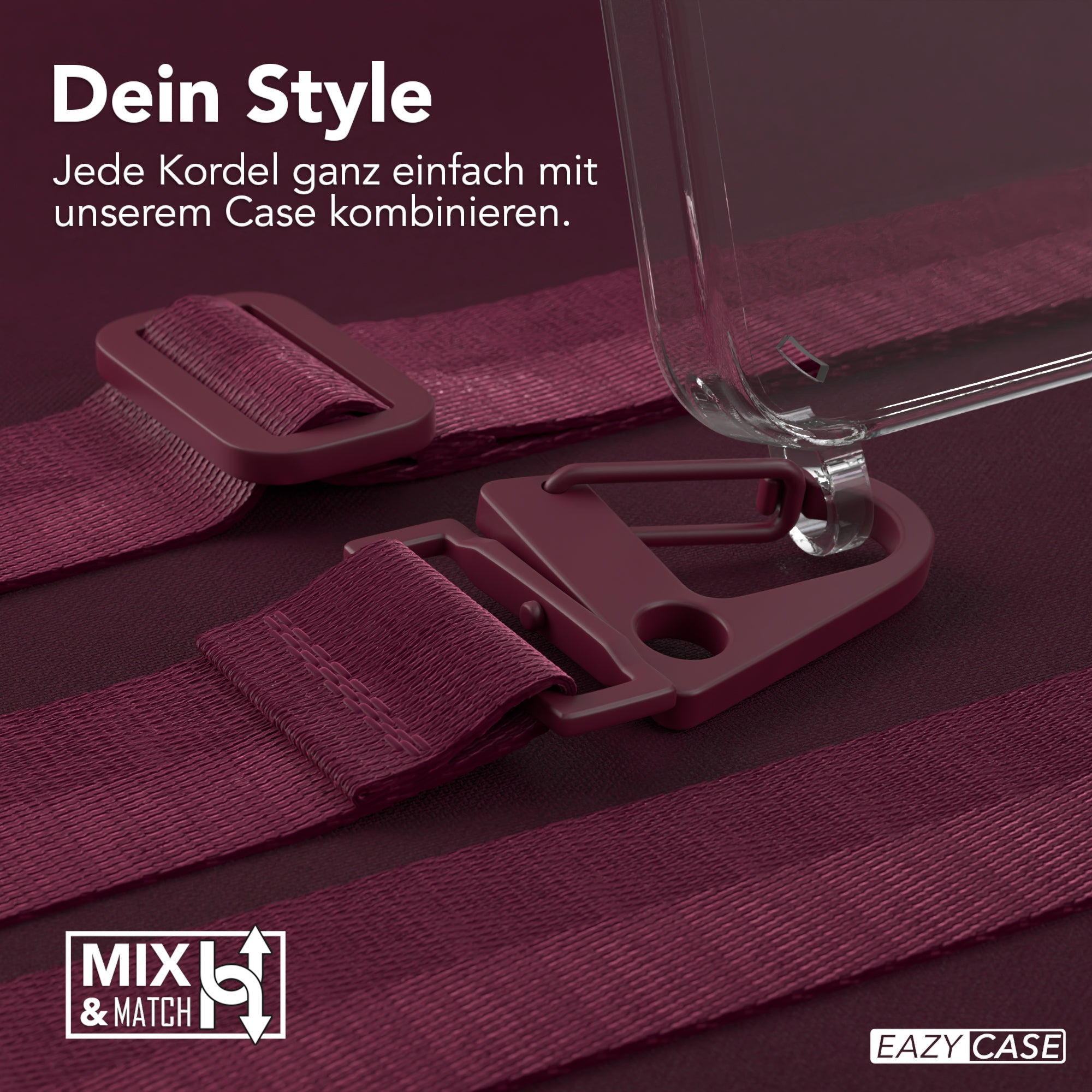 Galaxy A55 Hülle + breites Band