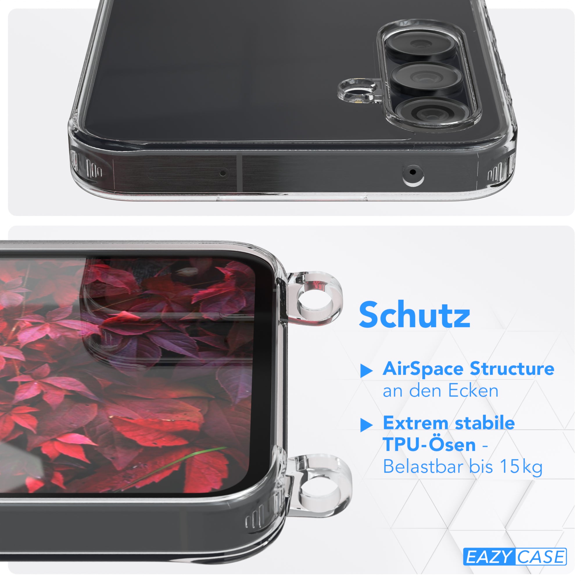 Galaxy A55 Hülle + breites Band