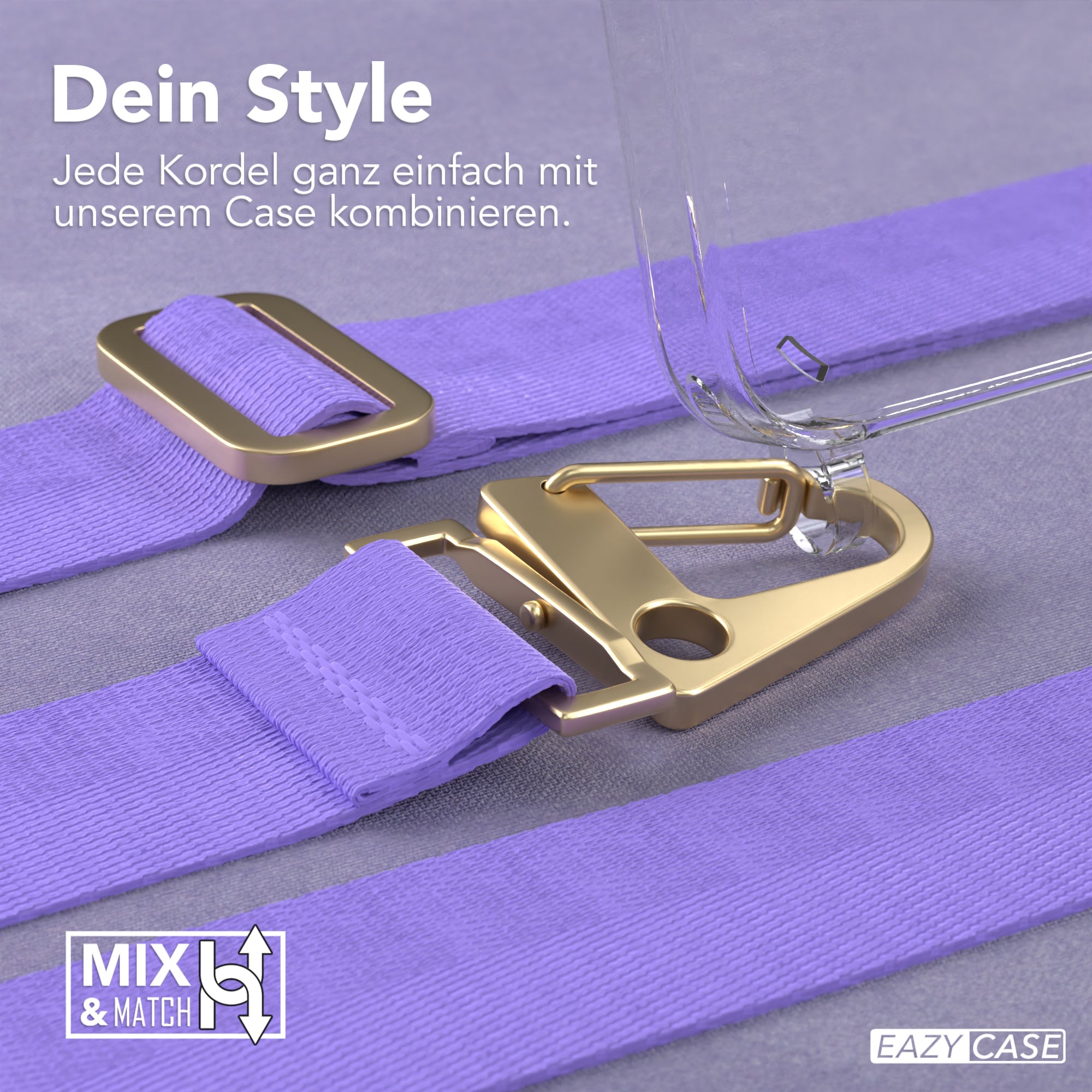 Galaxy A55 Hülle + breites Band