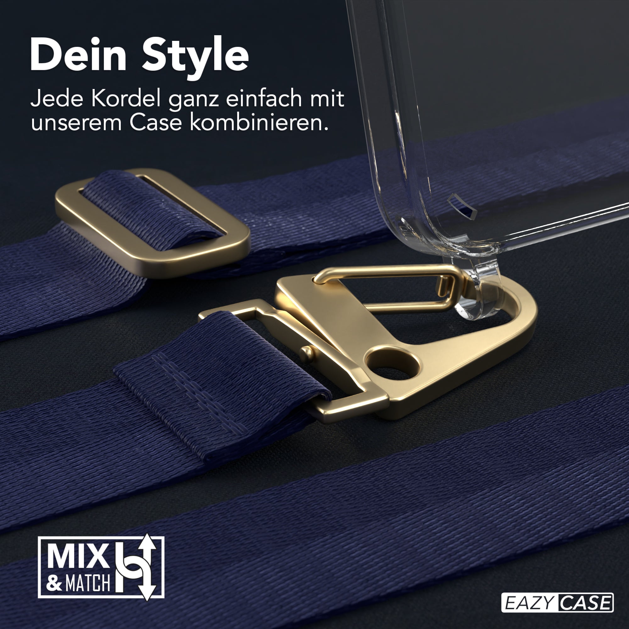 Galaxy A55 Hülle + breites Band