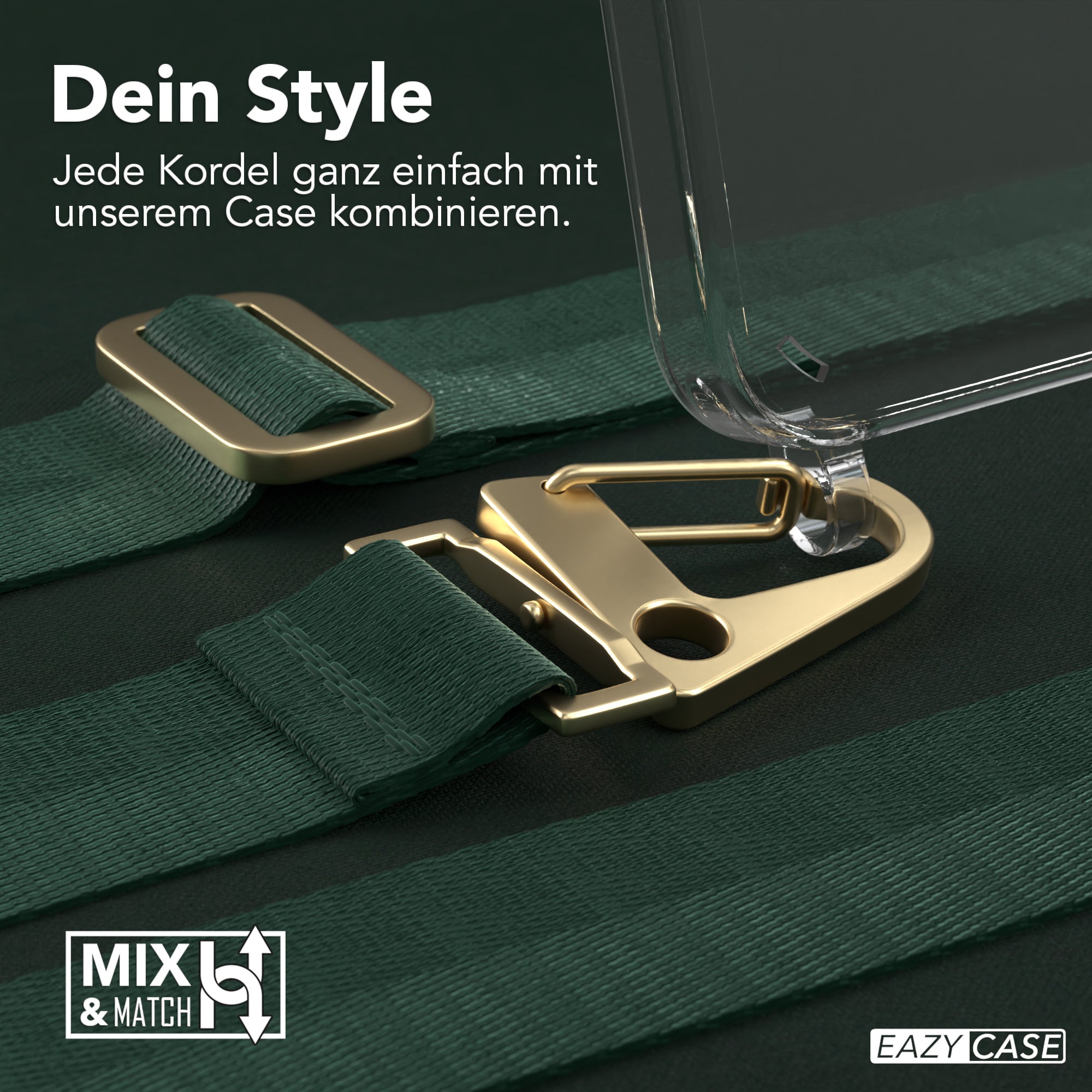 Galaxy A55 Hülle + breites Band