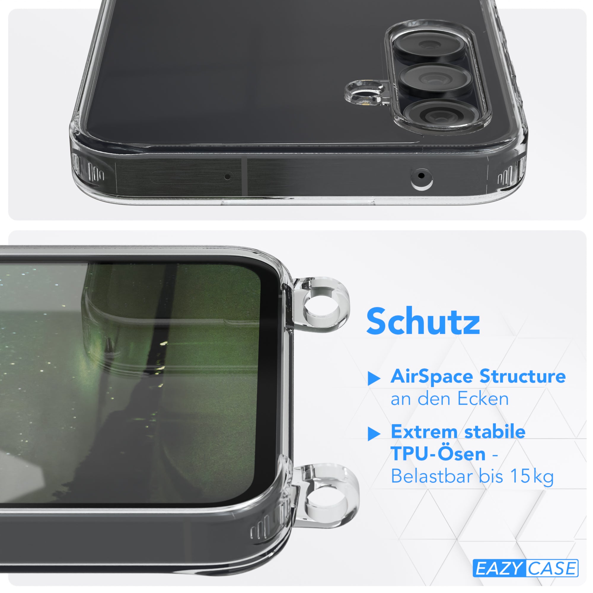 Galaxy A55 Hülle + breites Band