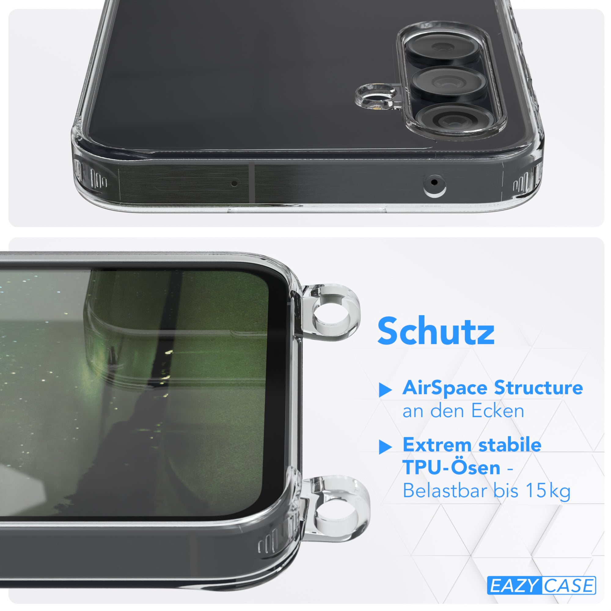 Galaxy A55 Hülle + Uni Kordel