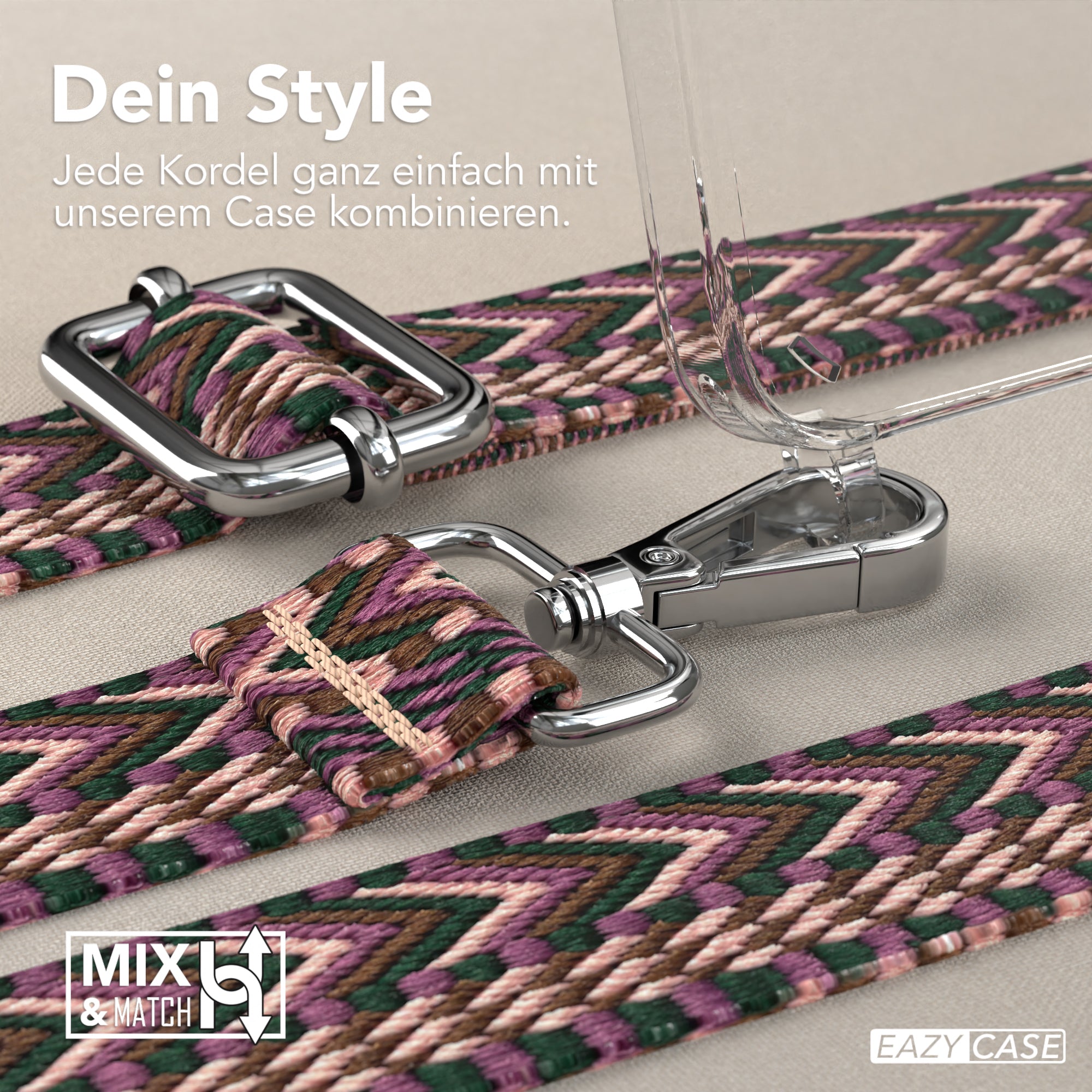 Galaxy A55 Hülle + Boho Band