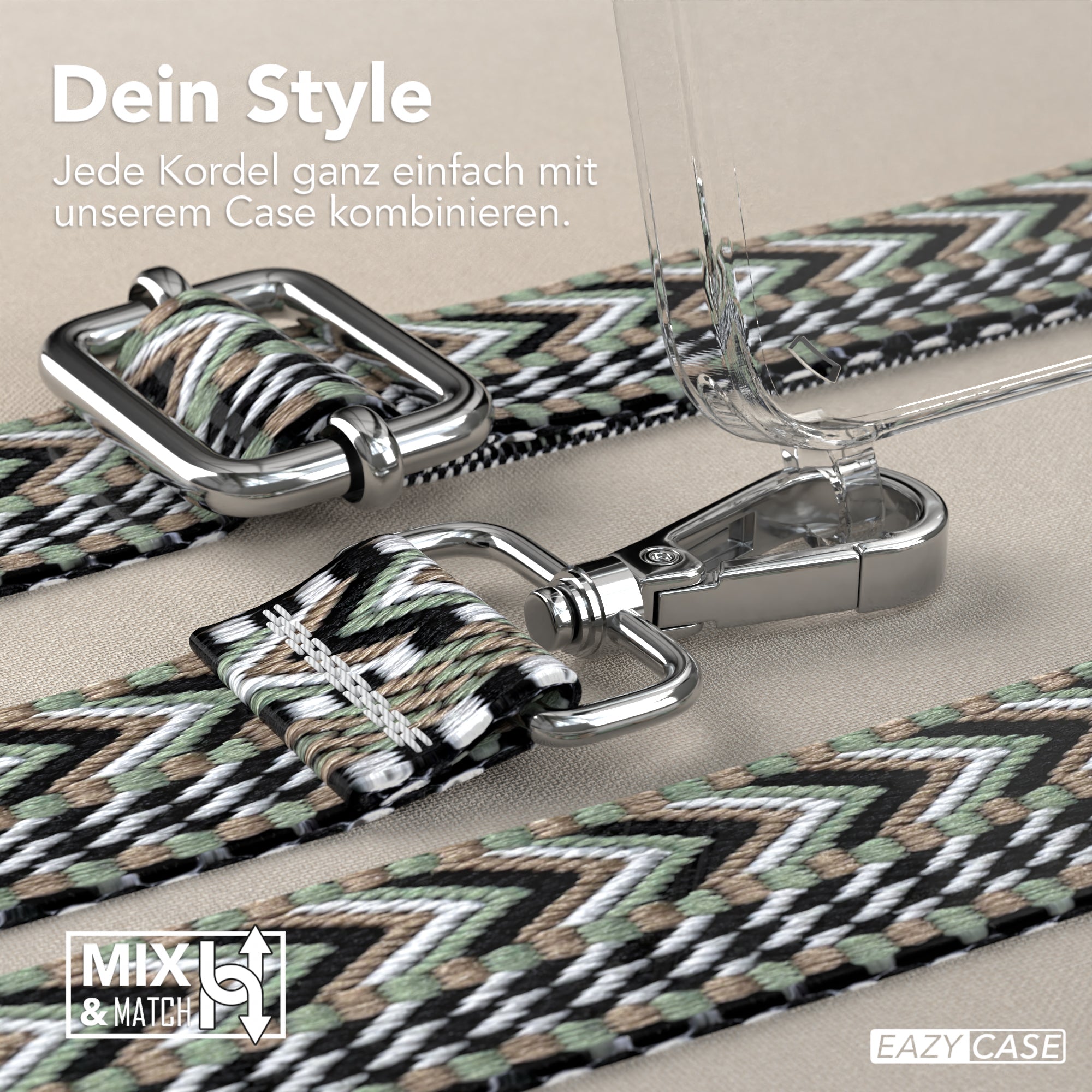 Galaxy A55 Hülle + Boho Band