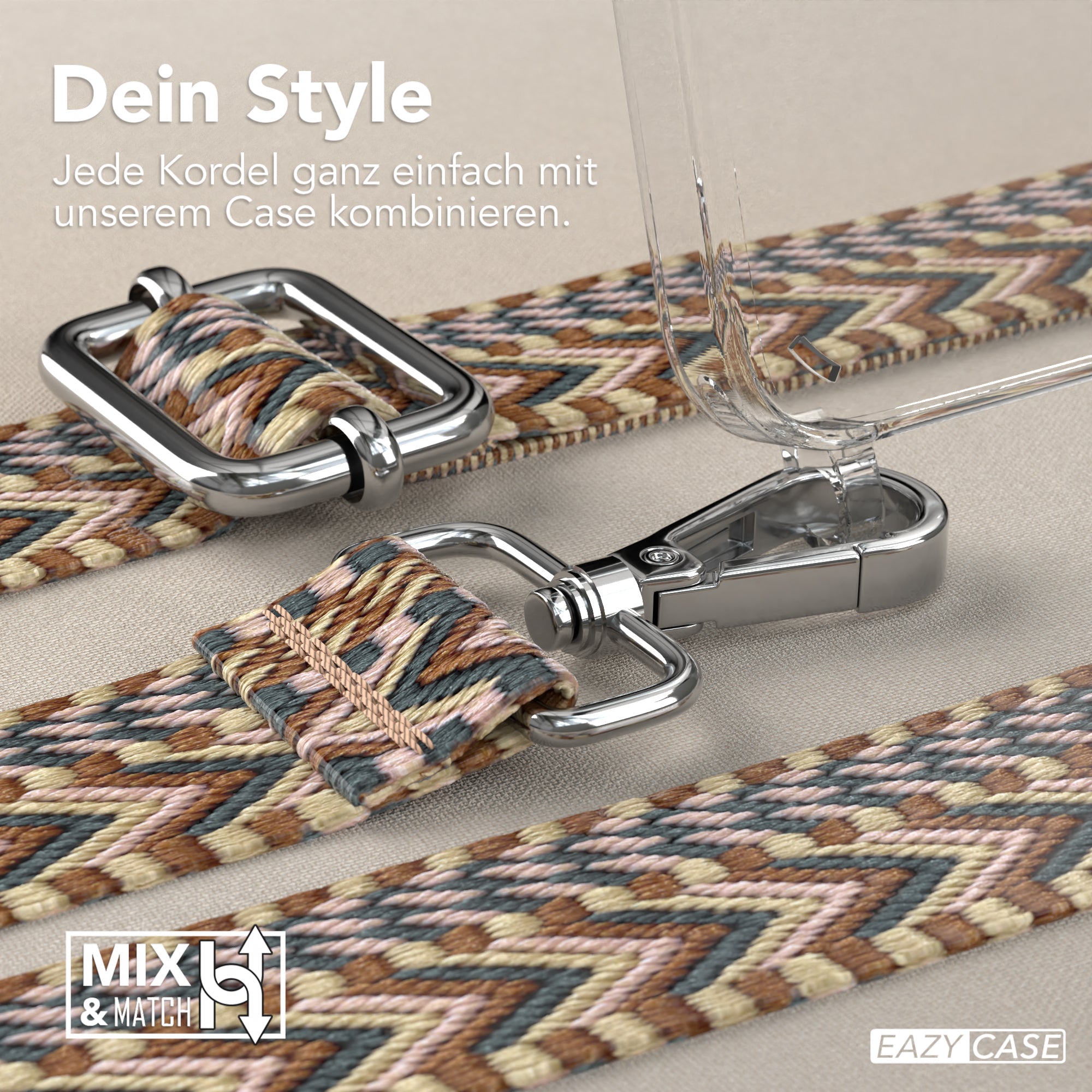 Galaxy A55 Hülle + Boho Band