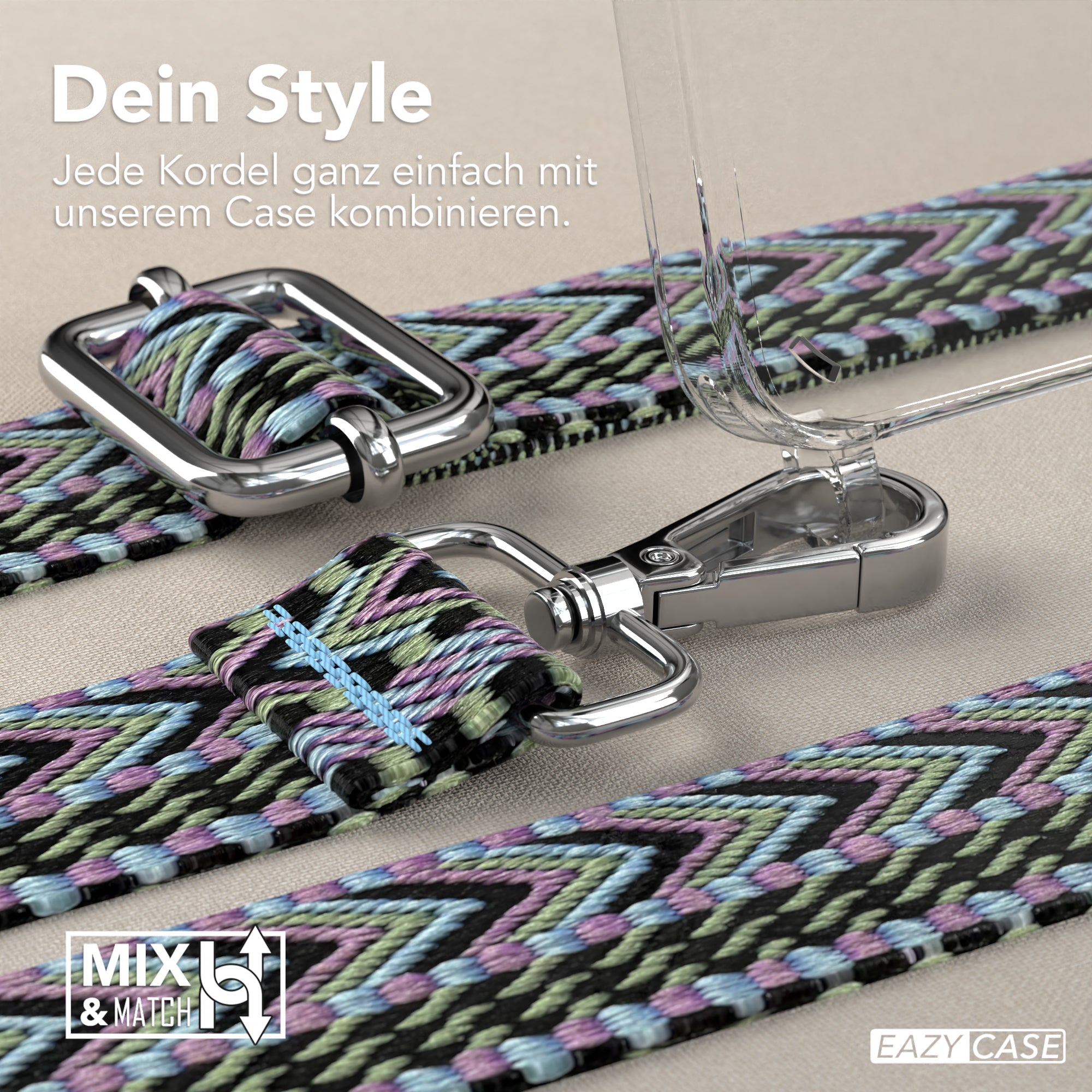 Galaxy A55 Hülle + Boho Band