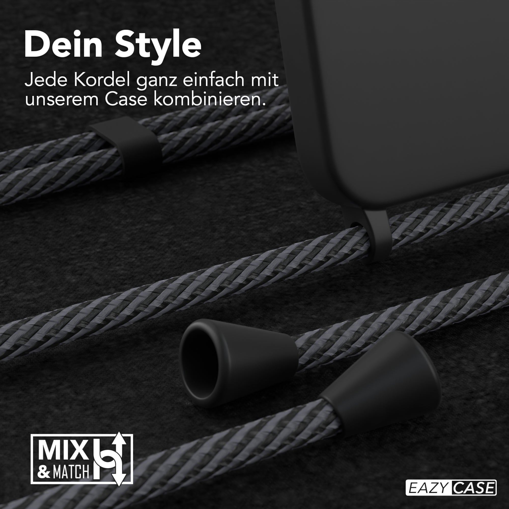 Galaxy A15 Silikonhülle + Kordel