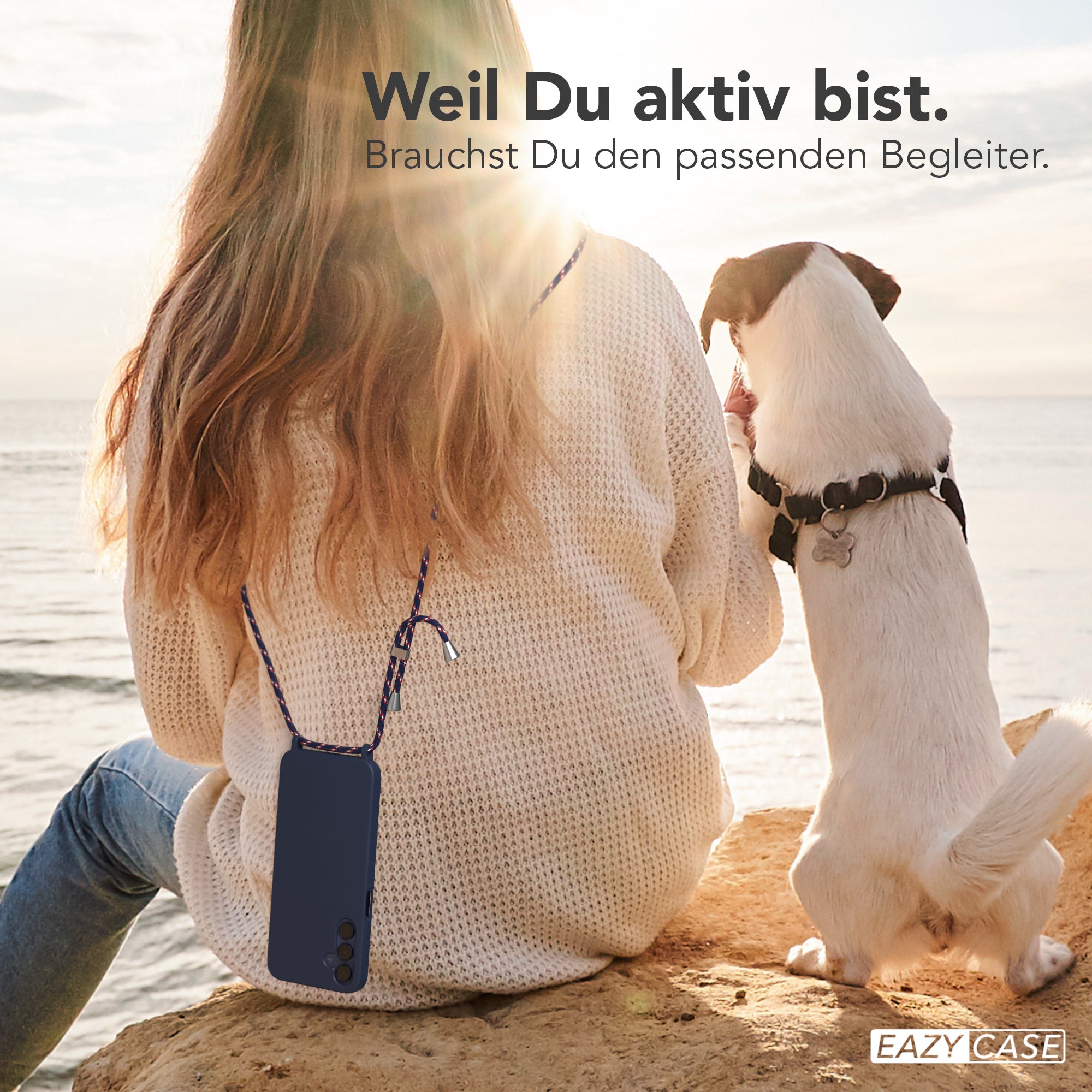 Galaxy A15 Silikonhülle + Kordel