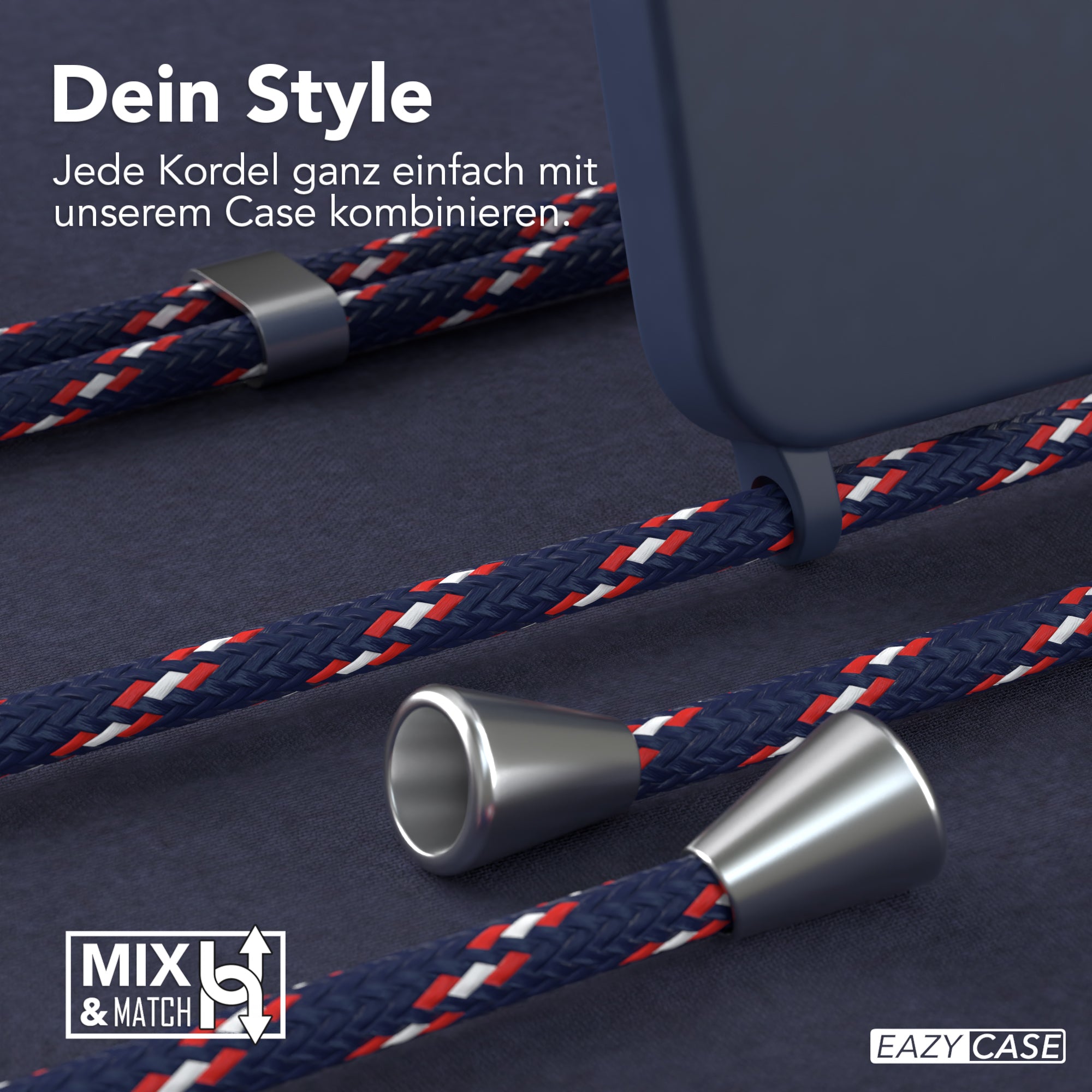 Galaxy A15 Silikonhülle + Kordel