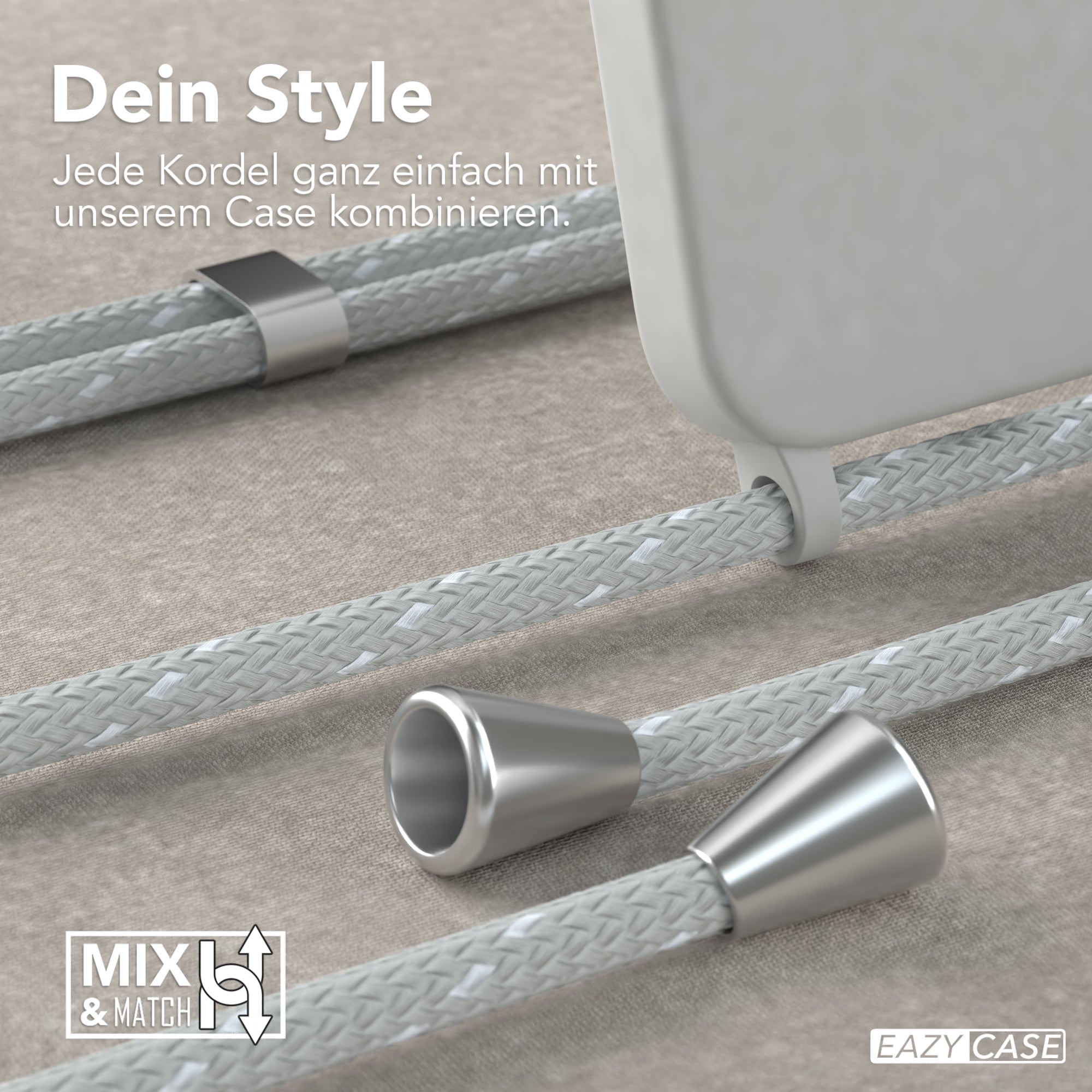 Galaxy A15 Silikonhülle + Kordel