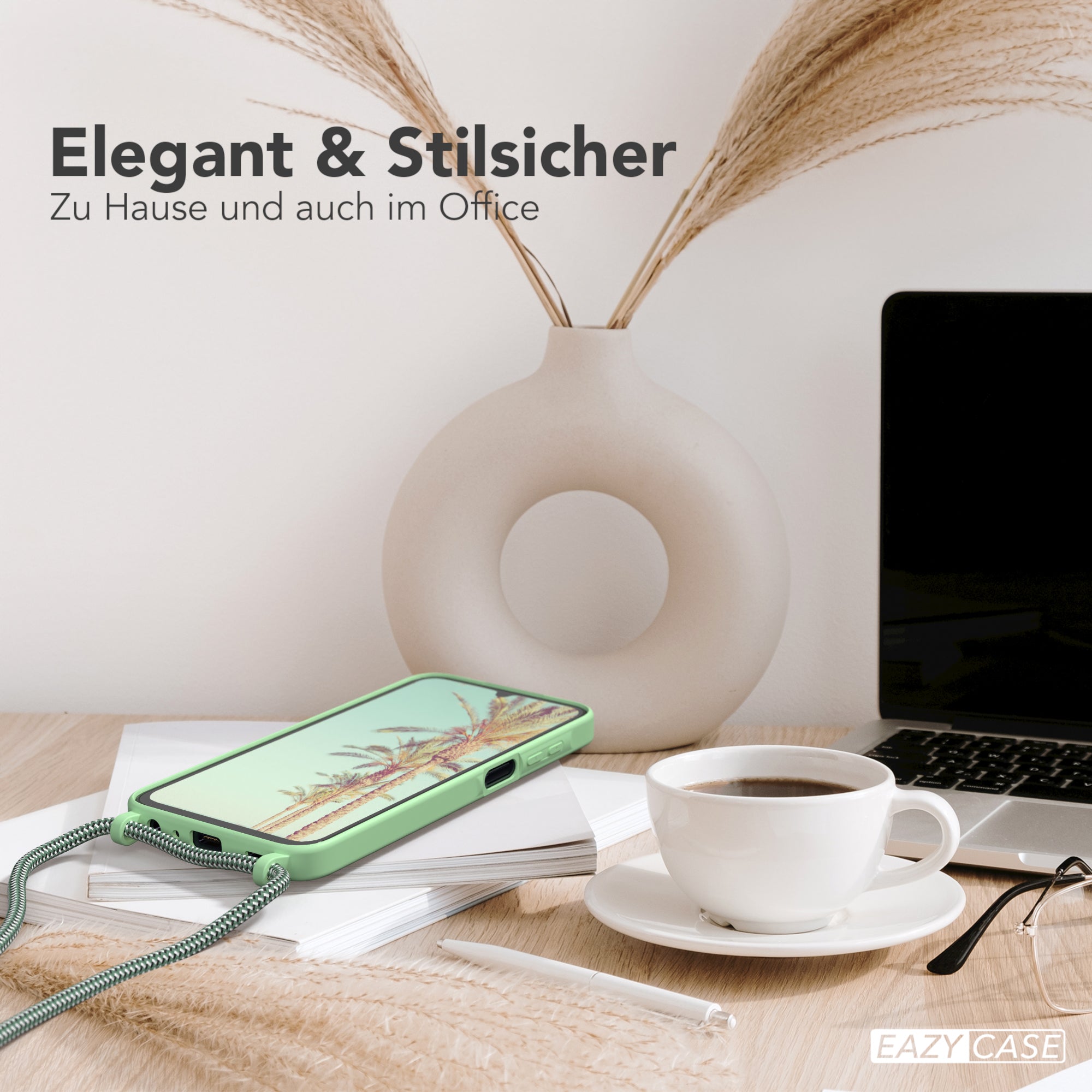 Galaxy A15 Silikonhülle + Kordel