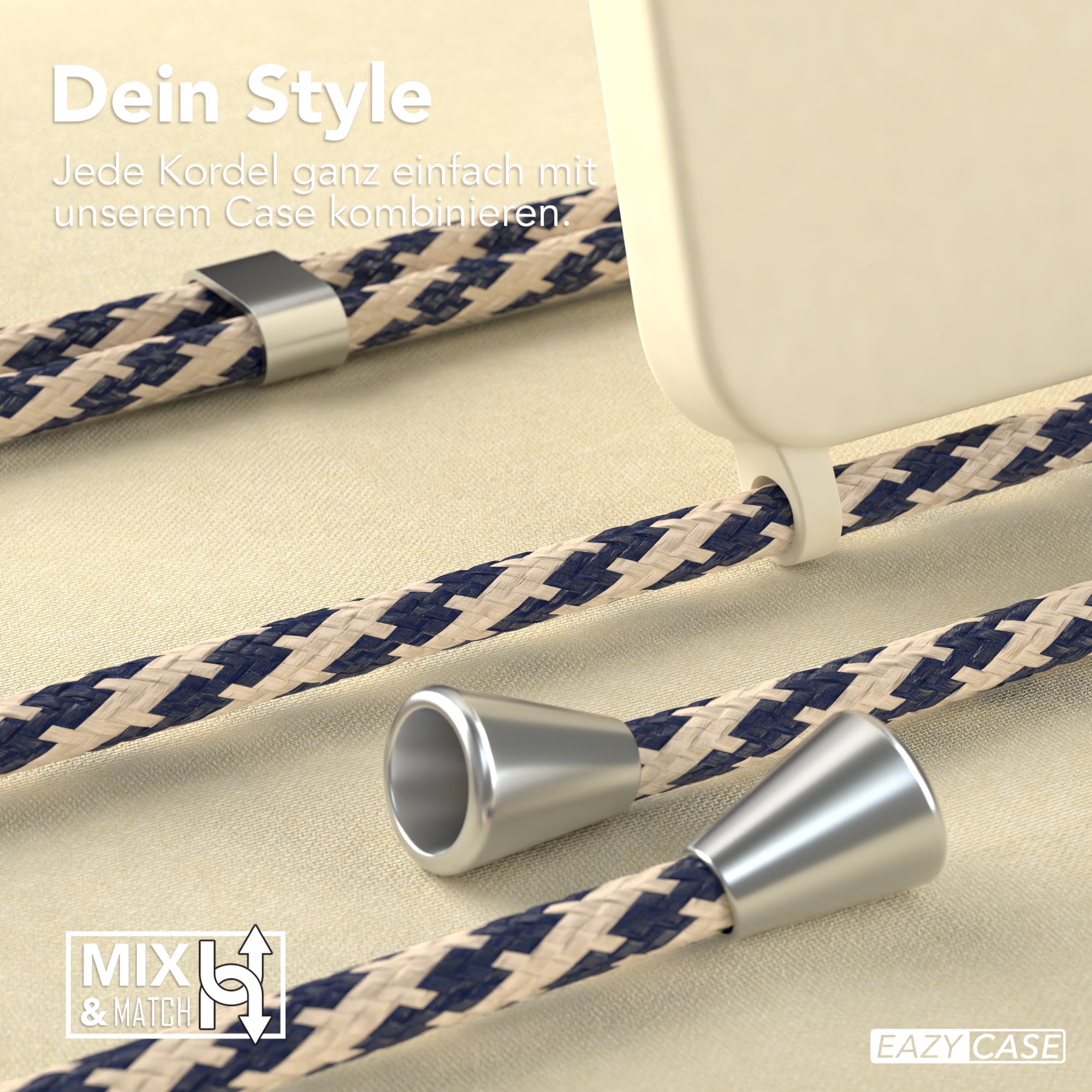 Galaxy A15 Silikonhülle + Kordel