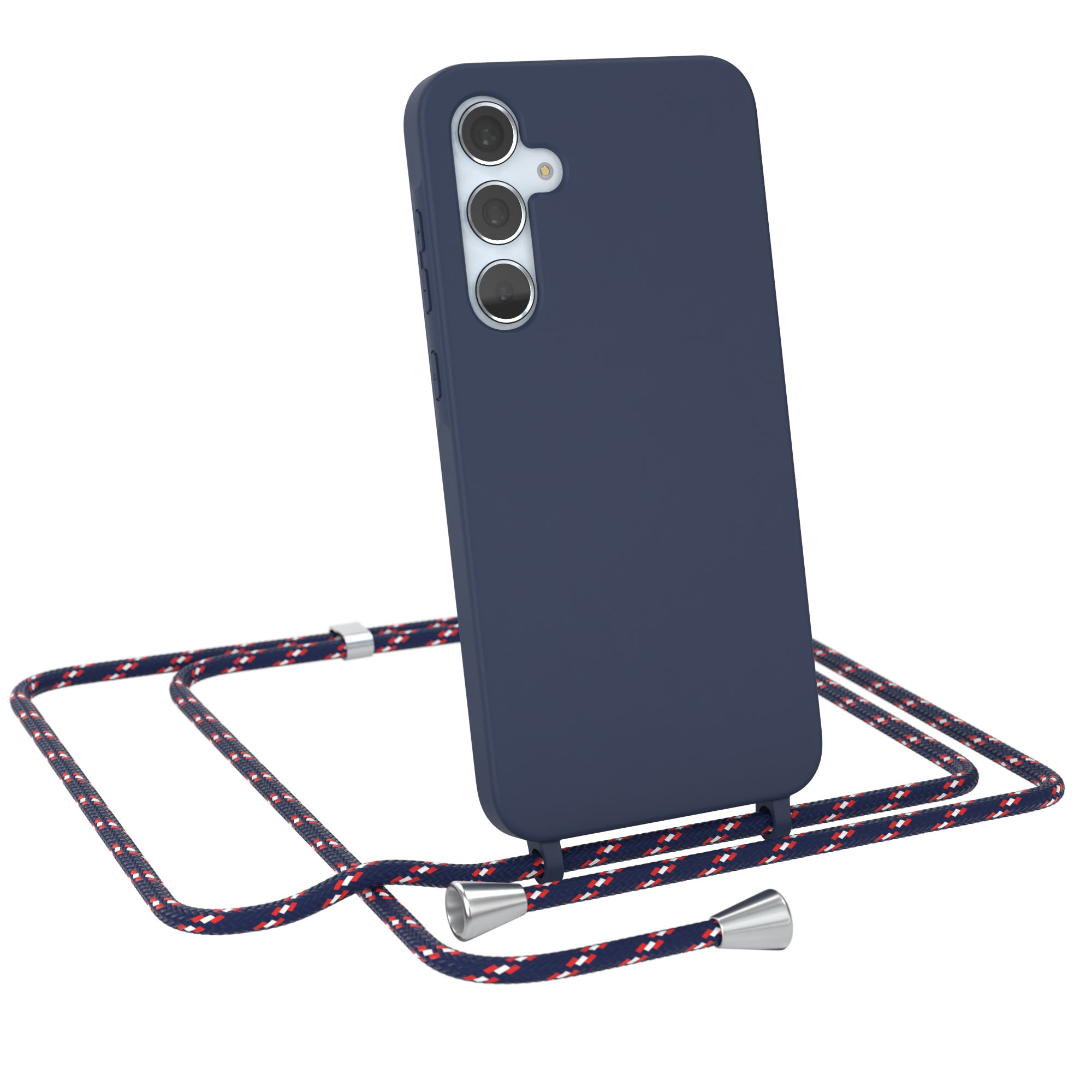 Galaxy A55 Silikonhülle + Kordel