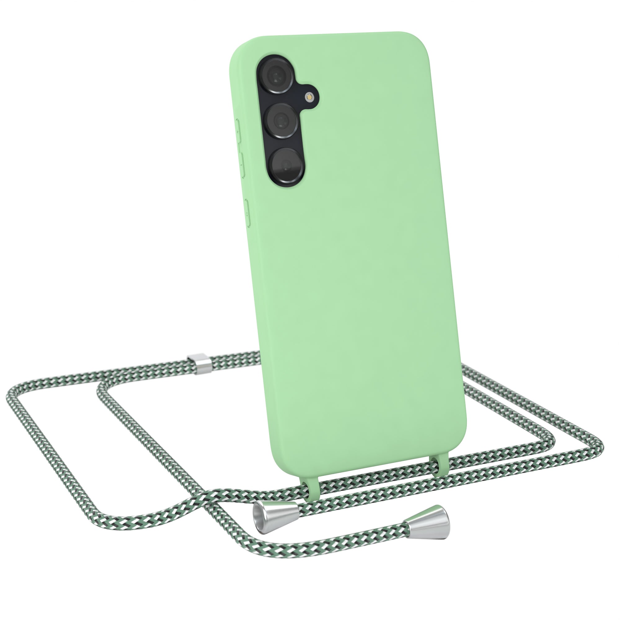 Galaxy A55 Silikonhülle + Kordel