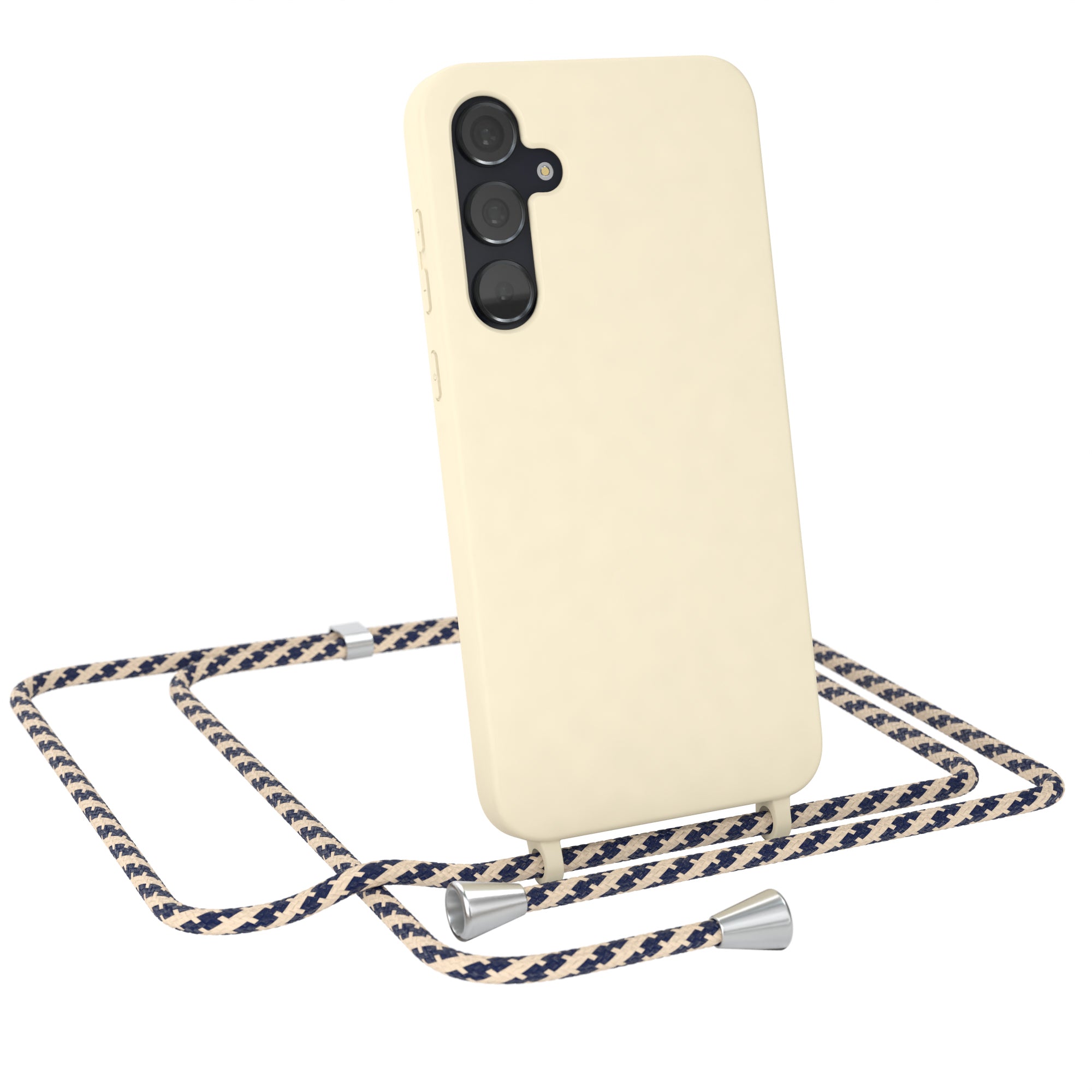 Galaxy A55 Silikonhülle + Kordel