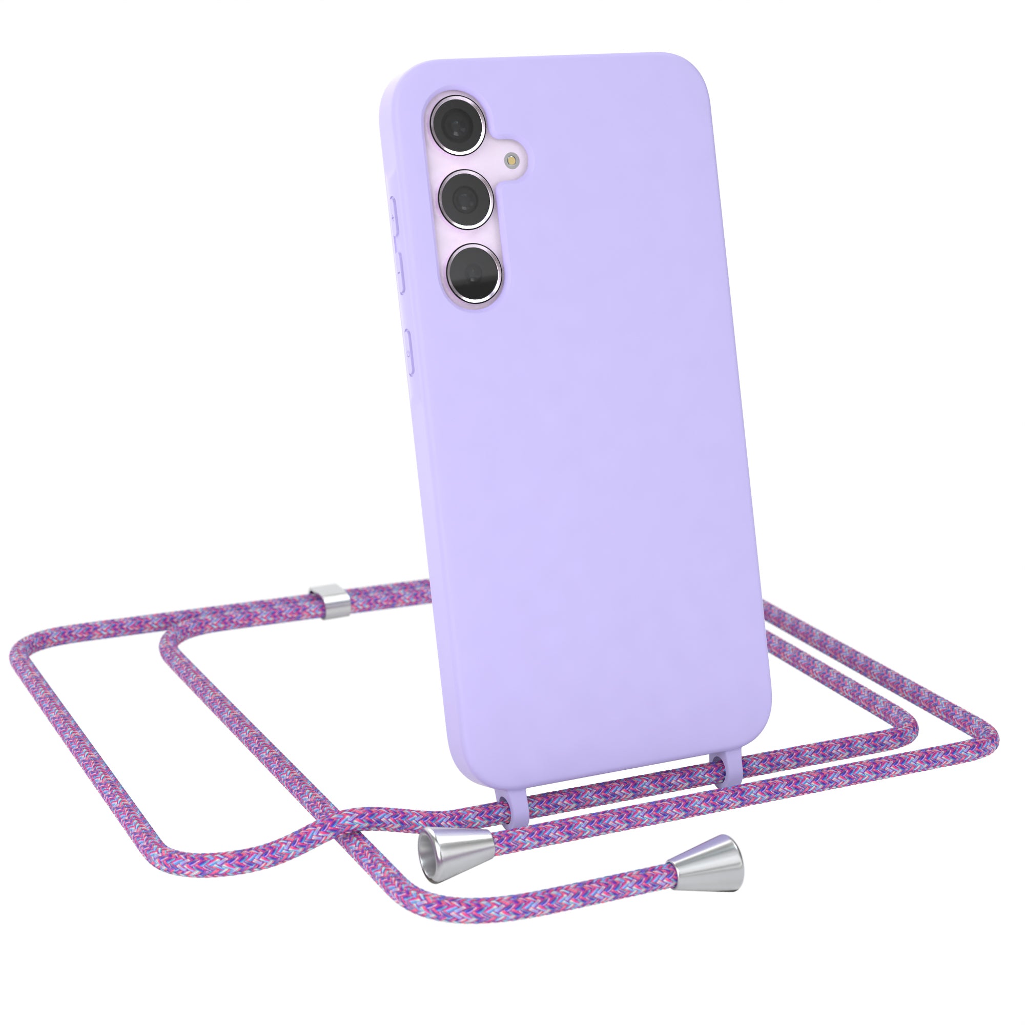 Galaxy A55 Silikonhülle + Kordel