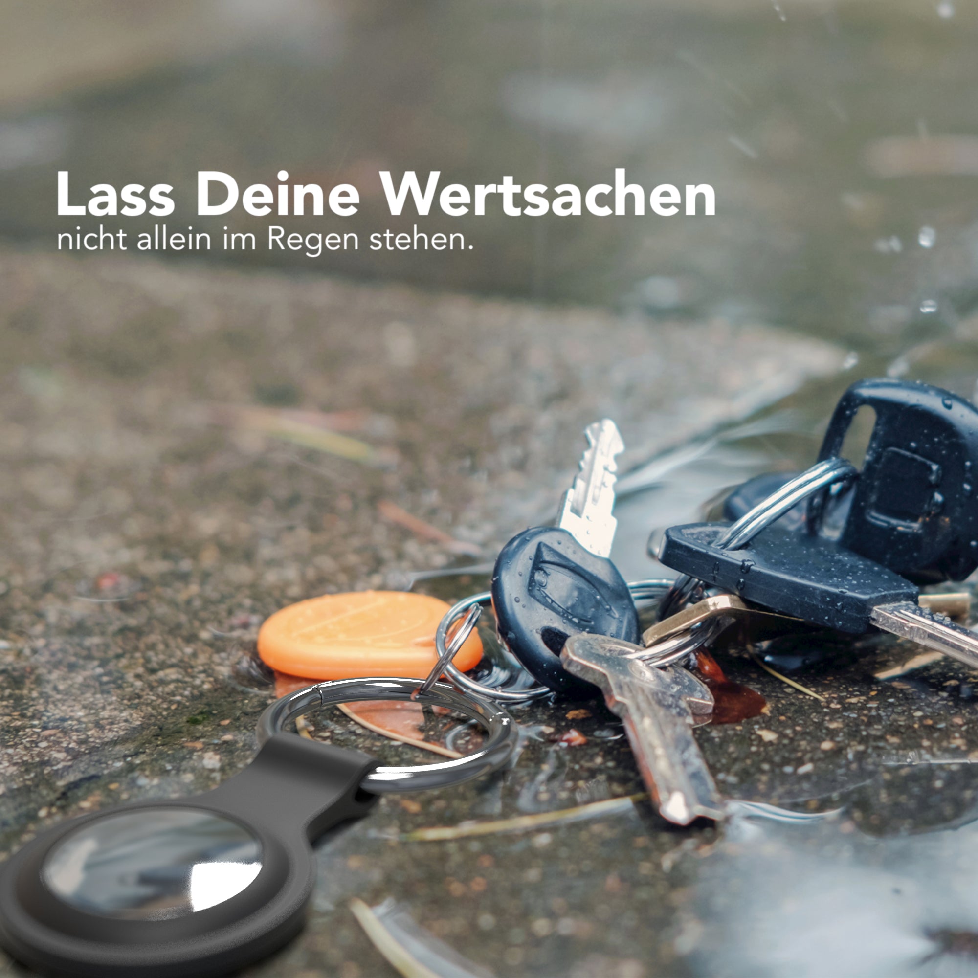 AirTag 3x Schlüsselanhänger Silikon kurz