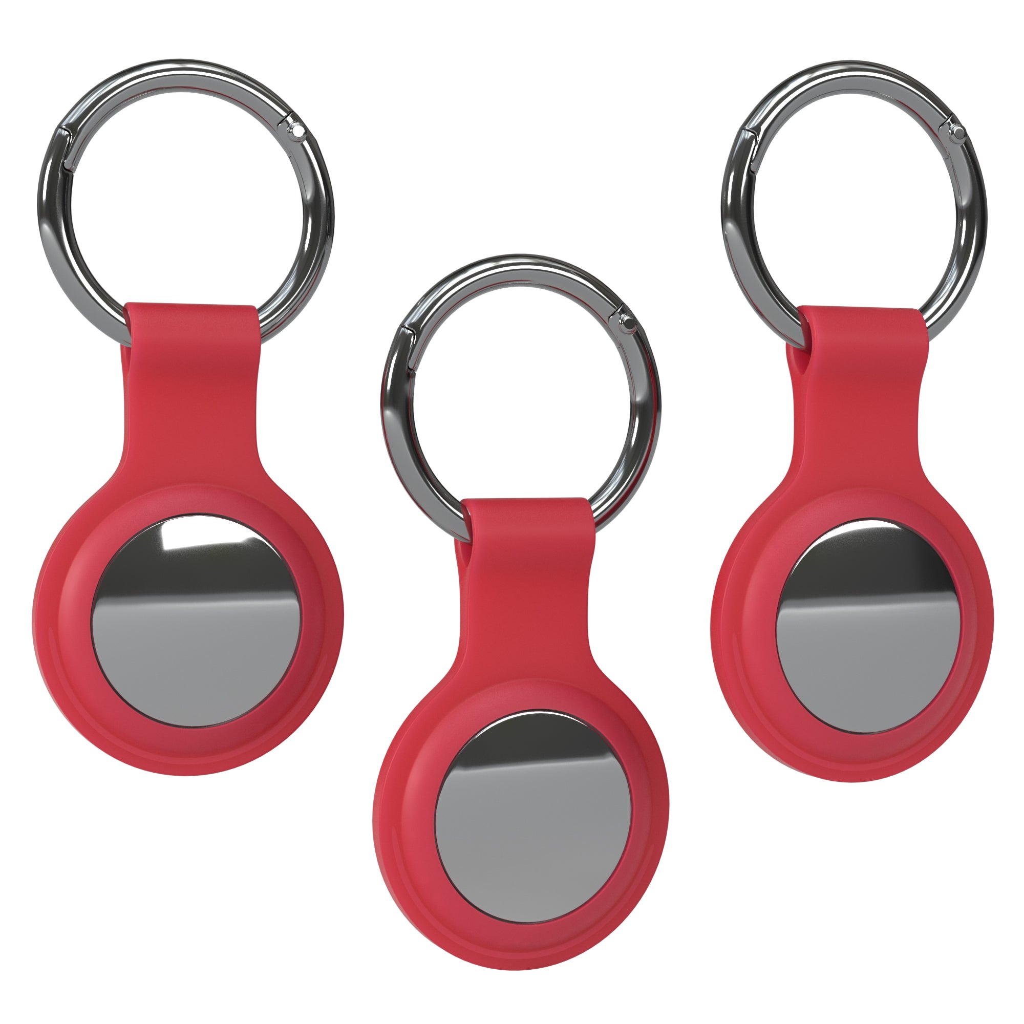 AirTag 3x Schlüsselanhänger Silikon kurz