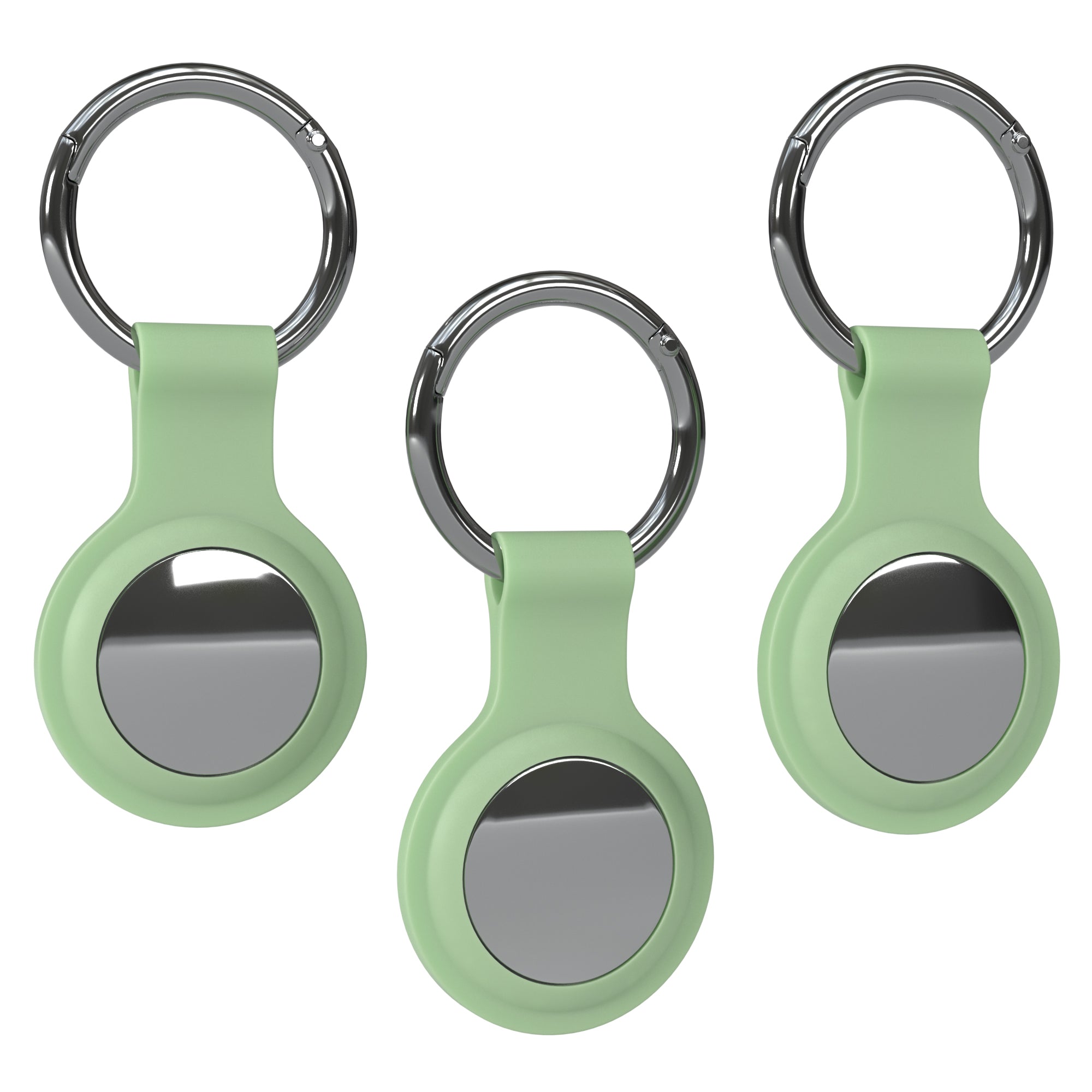 AirTag 3x Schlüsselanhänger Silikon kurz