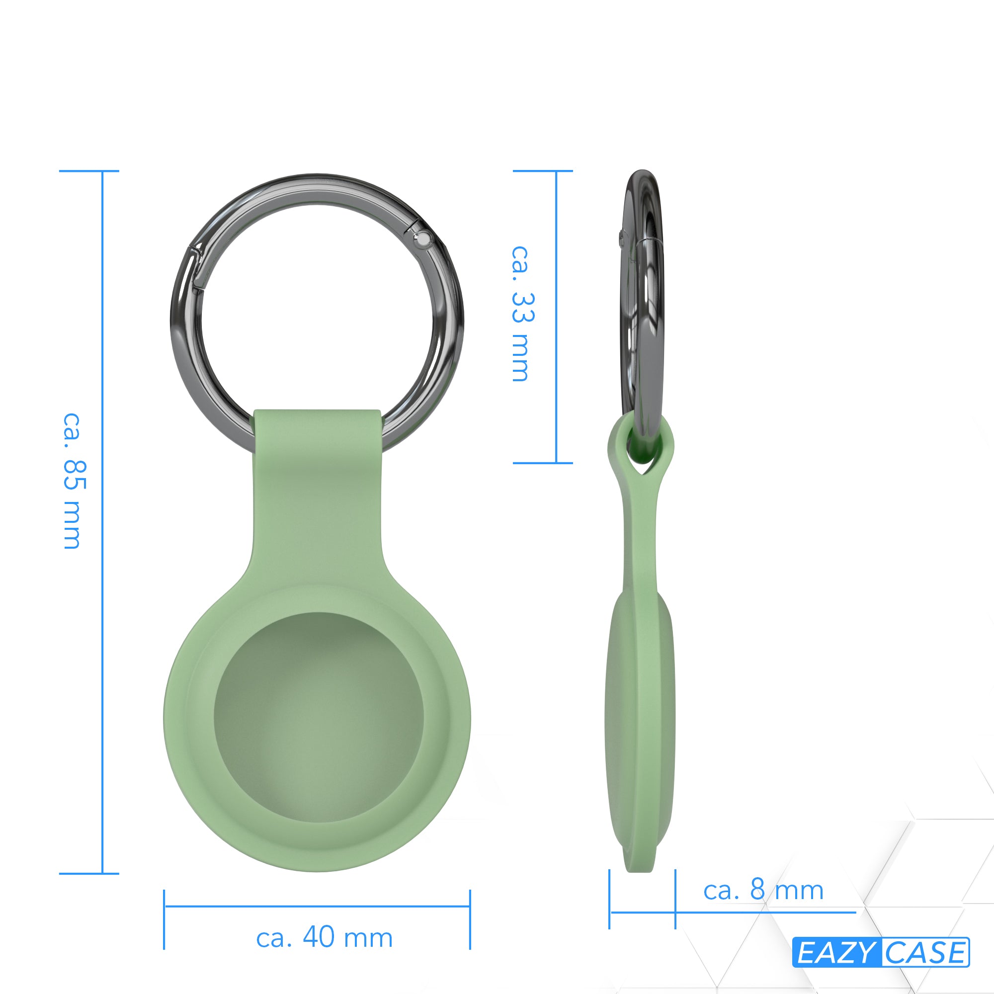 AirTag 3x Schlüsselanhänger Silikon kurz
