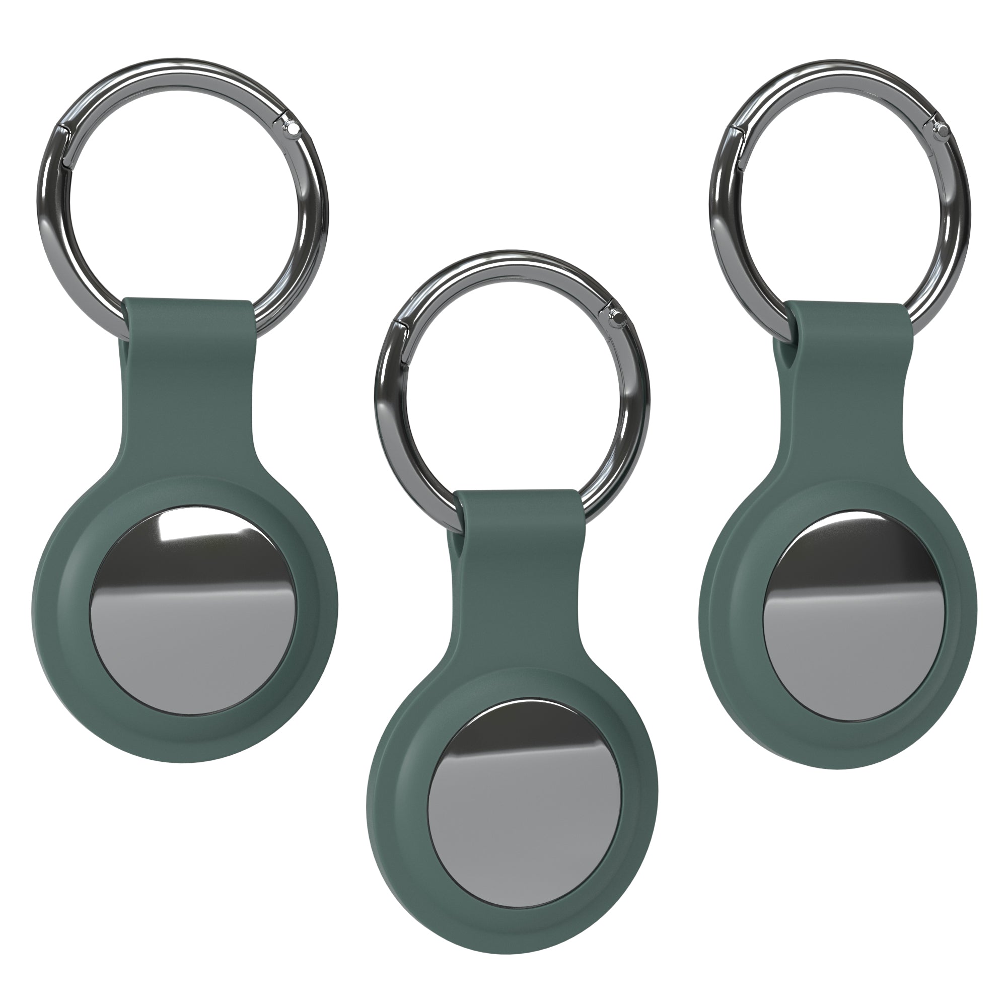 AirTag 3x Schlüsselanhänger Silikon kurz