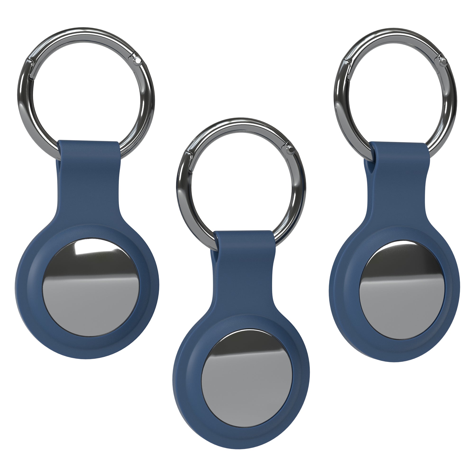 AirTag 3x Schlüsselanhänger Silikon kurz