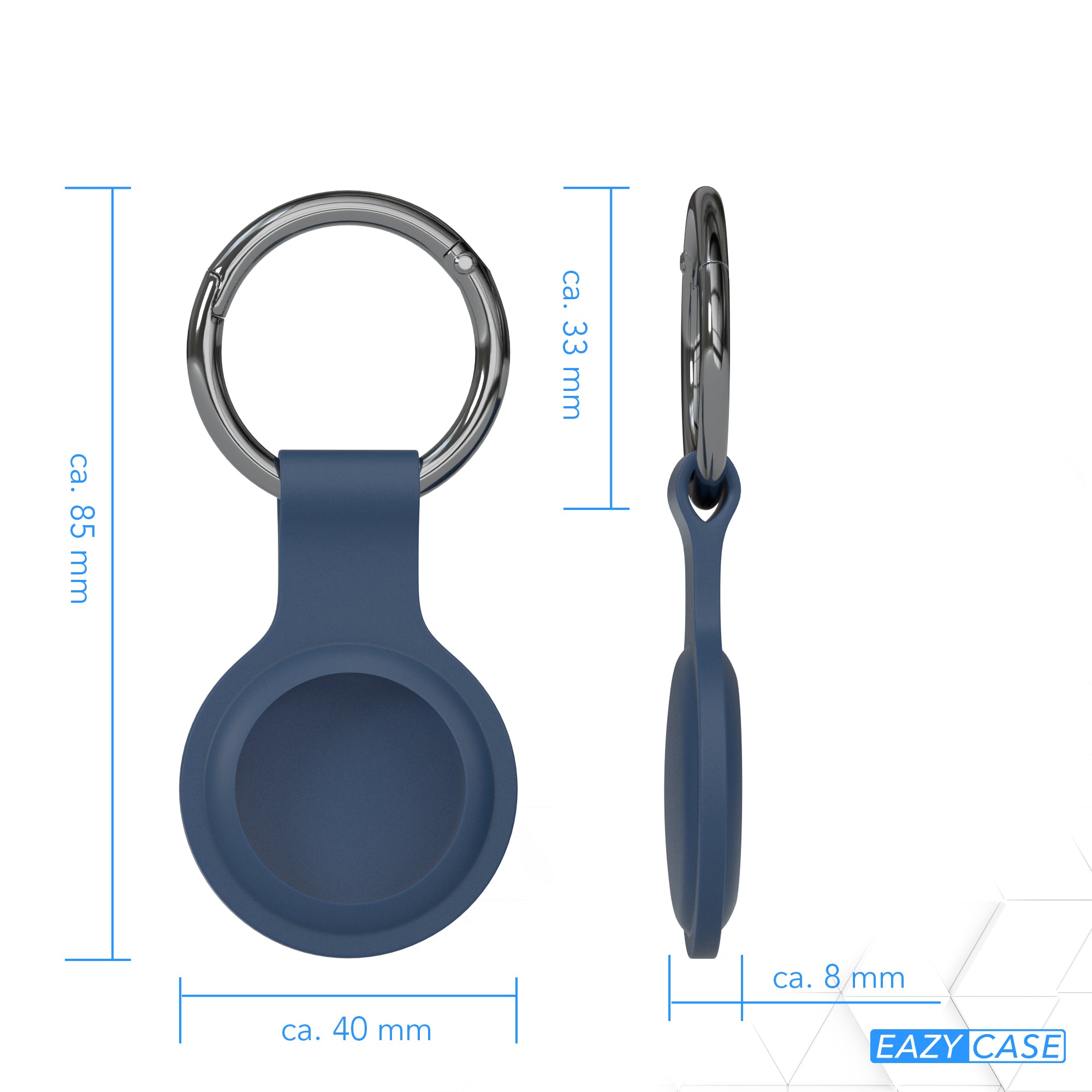 AirTag 3x Schlüsselanhänger Silikon kurz