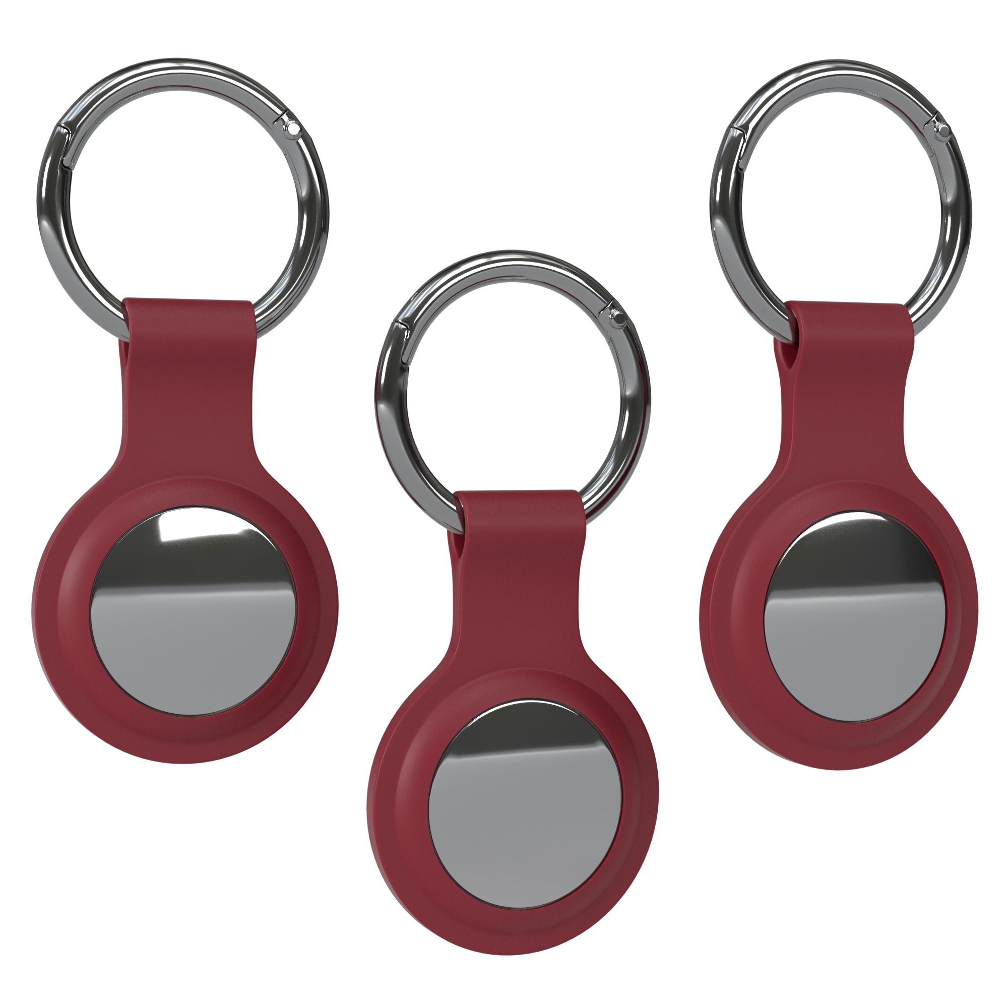 AirTag 3x Schlüsselanhänger Silikon kurz