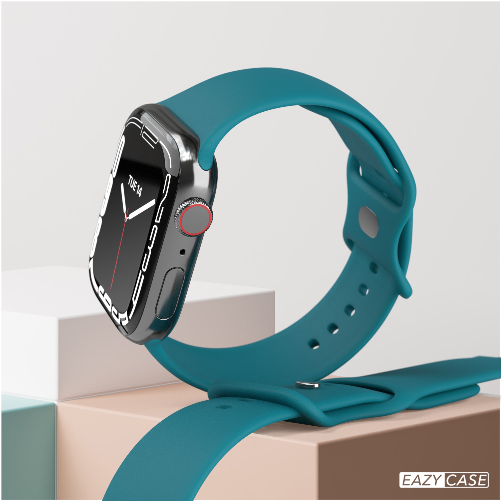 Apple Watch Silikon Armband mit Schnellverschluss von EAZY CASE