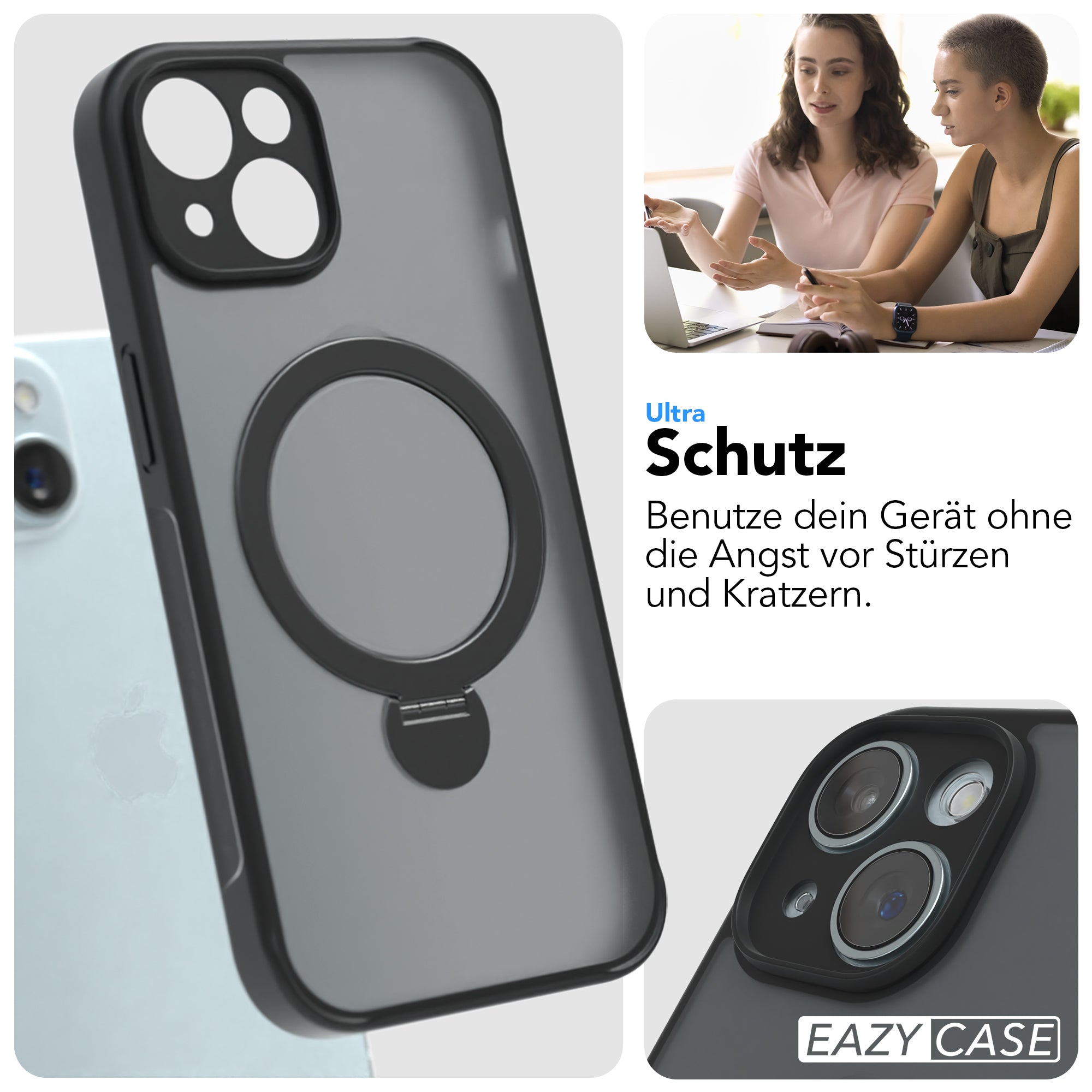 iPhone 15 Outdoor Hülle + drehbarer Ring mit MagSafe