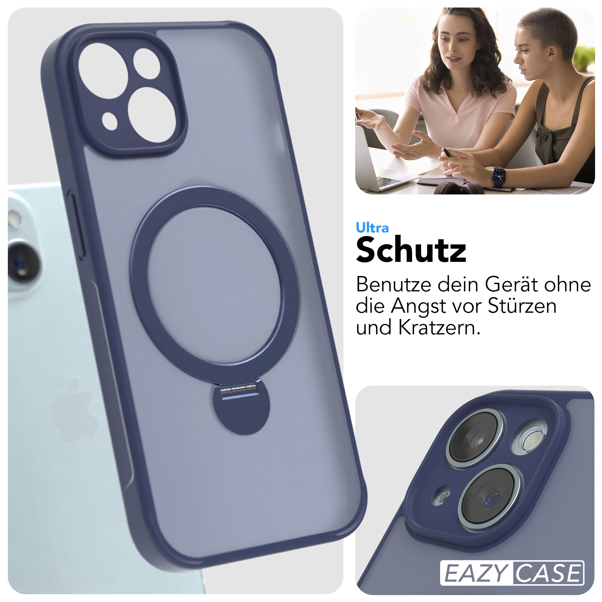 iPhone 15 Outdoor Hülle + drehbarer Ring mit MagSafe