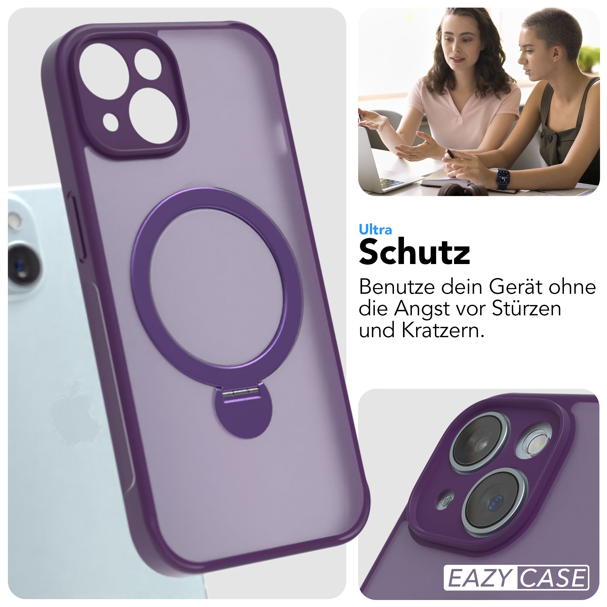 iPhone 15 Outdoor Hülle + drehbarer Ring mit MagSafe