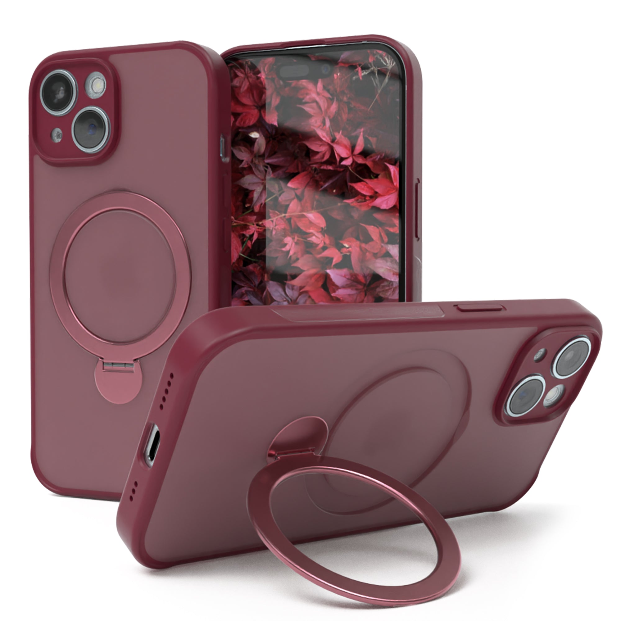 iPhone 15 Outdoor Hülle + drehbarer Ring mit MagSafe
