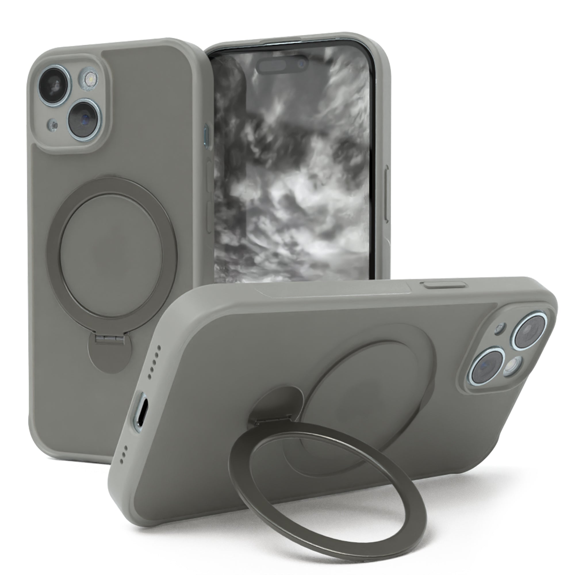 iPhone 15 Outdoor Hülle + drehbarer Ring mit MagSafe