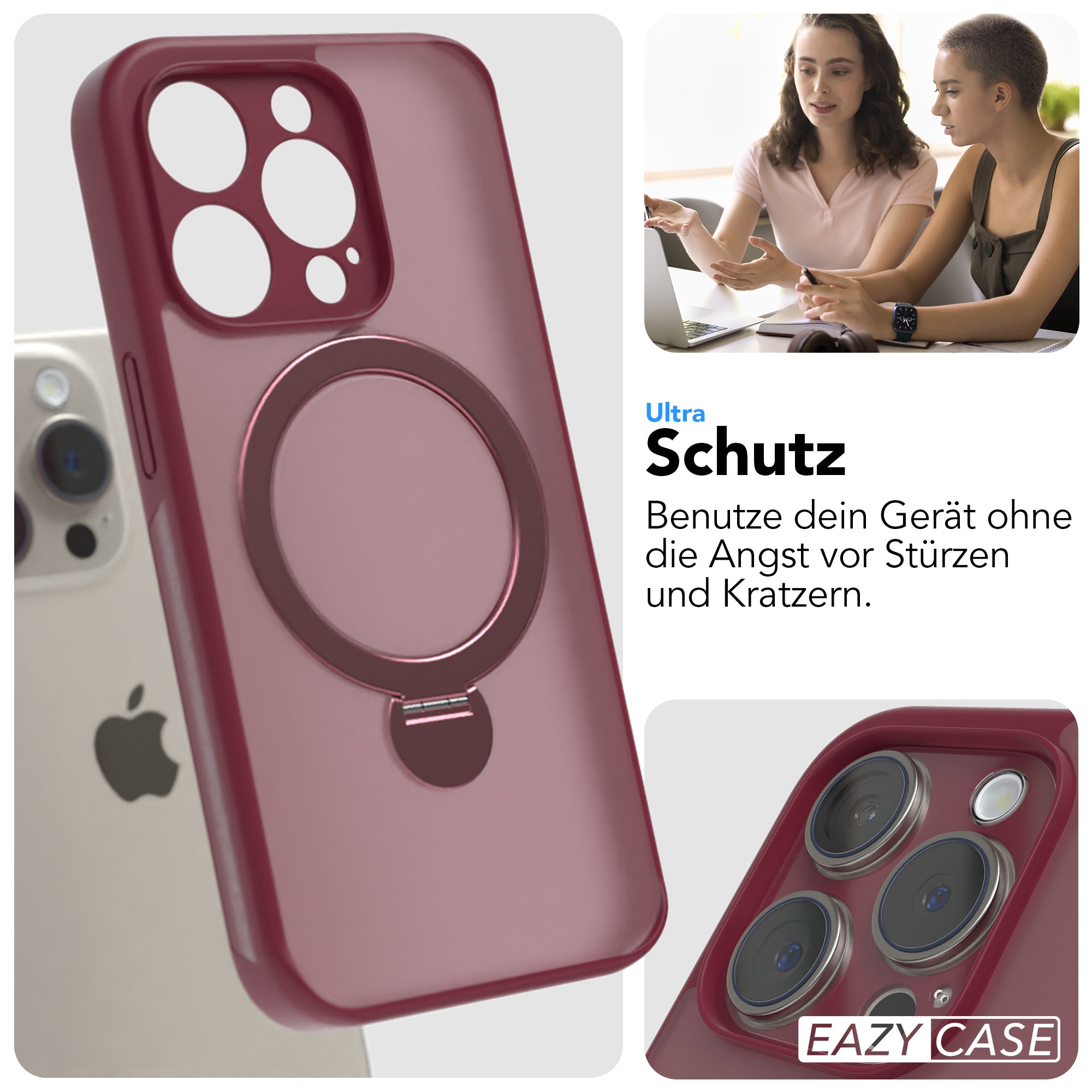 iPhone 15 Pro Outdoor Hülle + drehbarer Ring mit MagSafe