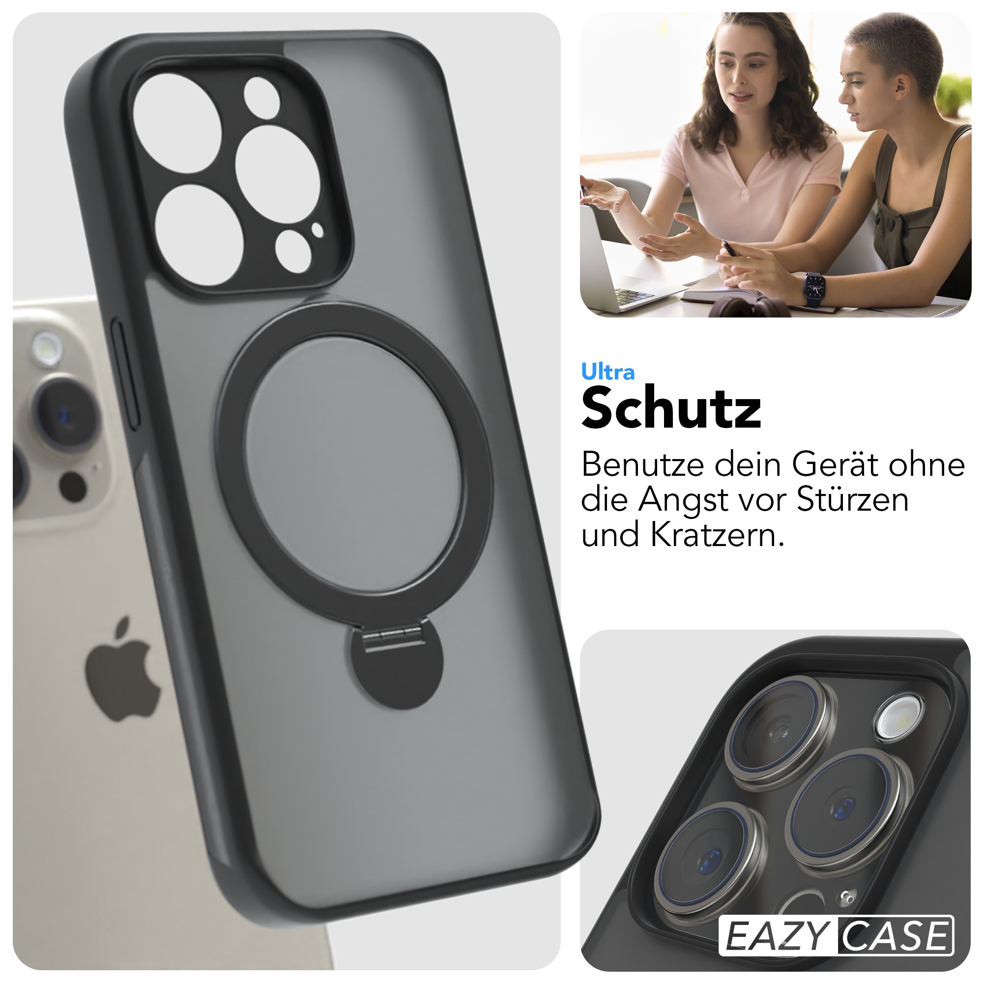 iPhone 15 Pro Outdoor Hülle + drehbarer Ring mit MagSafe