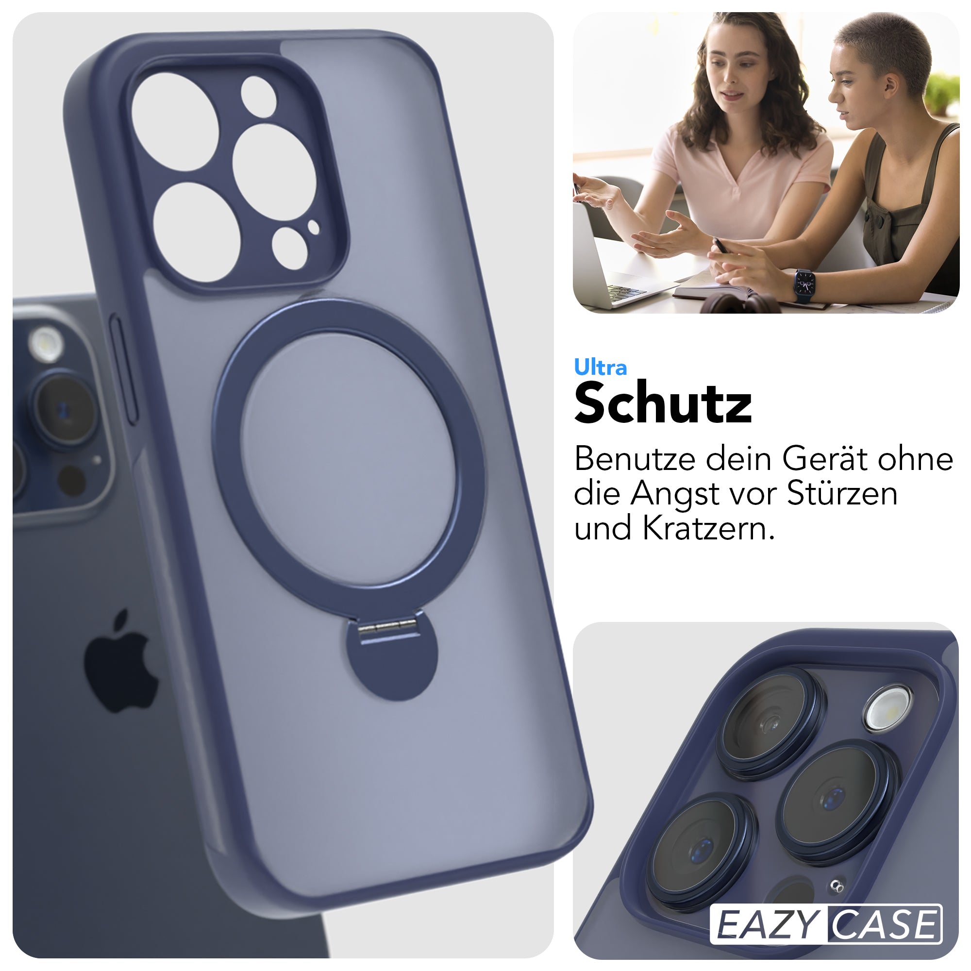 iPhone 15 Pro Outdoor Hülle + drehbarer Ring mit MagSafe