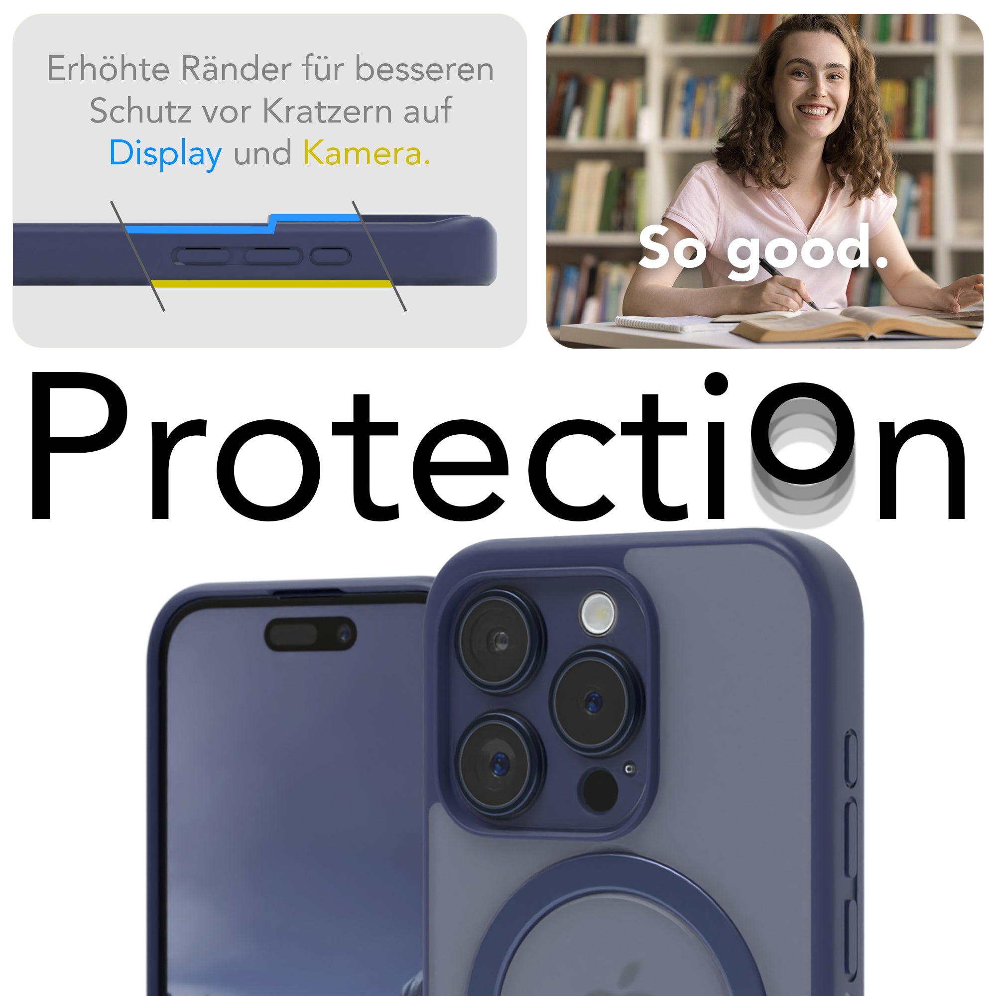 iPhone 15 Pro Outdoor Hülle + drehbarer Ring mit MagSafe