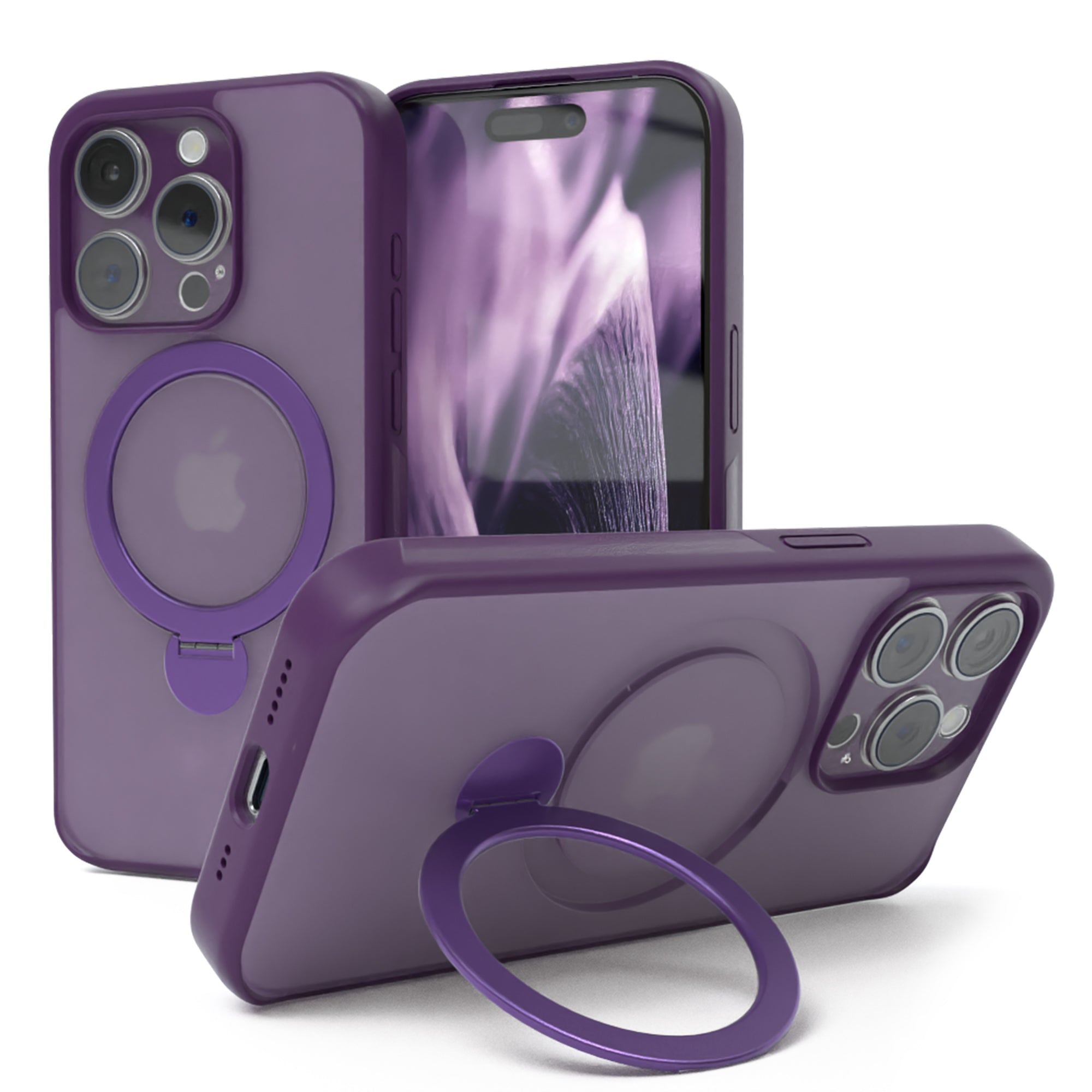 iPhone 15 Pro Outdoor Hülle + drehbarer Ring mit MagSafe