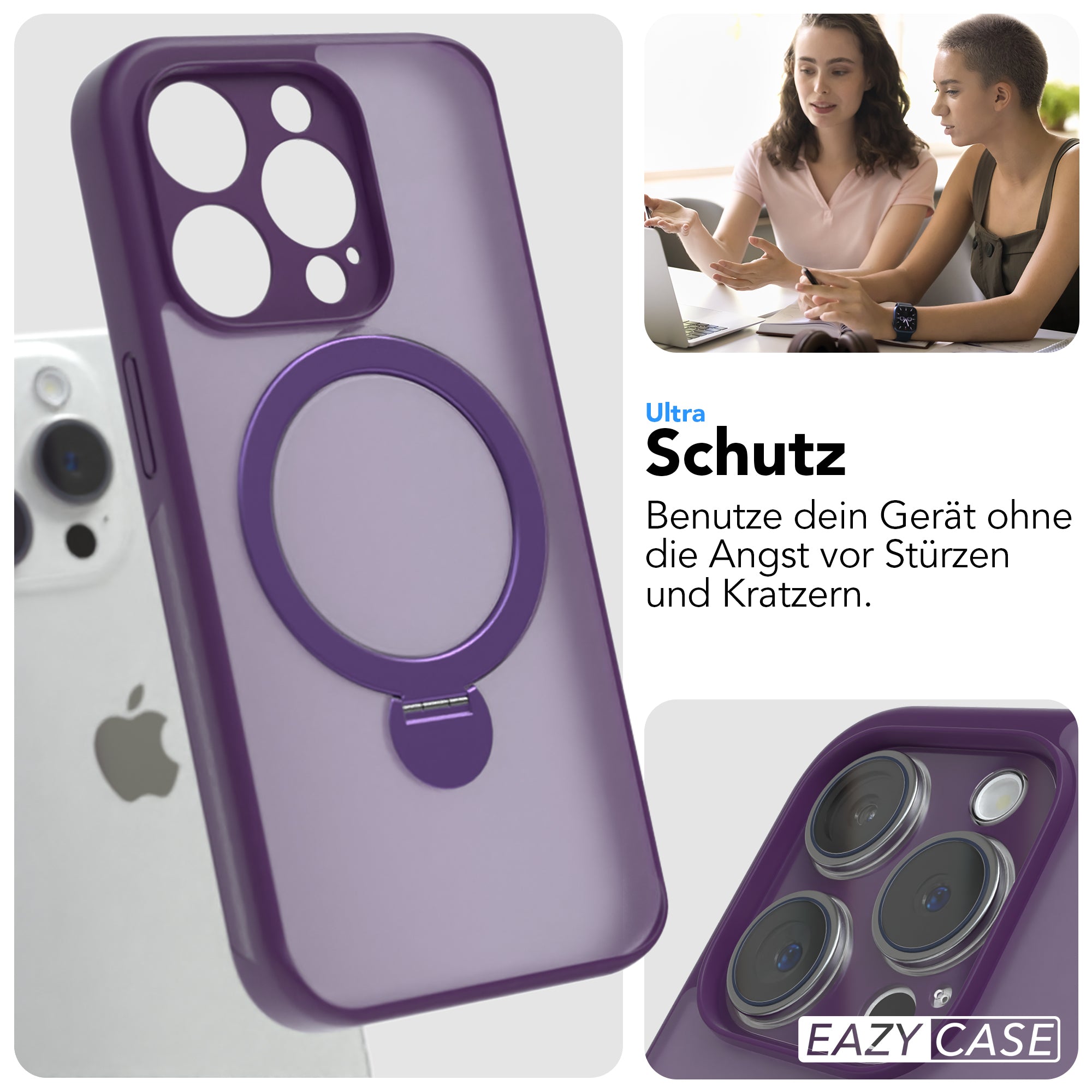 iPhone 15 Pro Outdoor Hülle + drehbarer Ring mit MagSafe