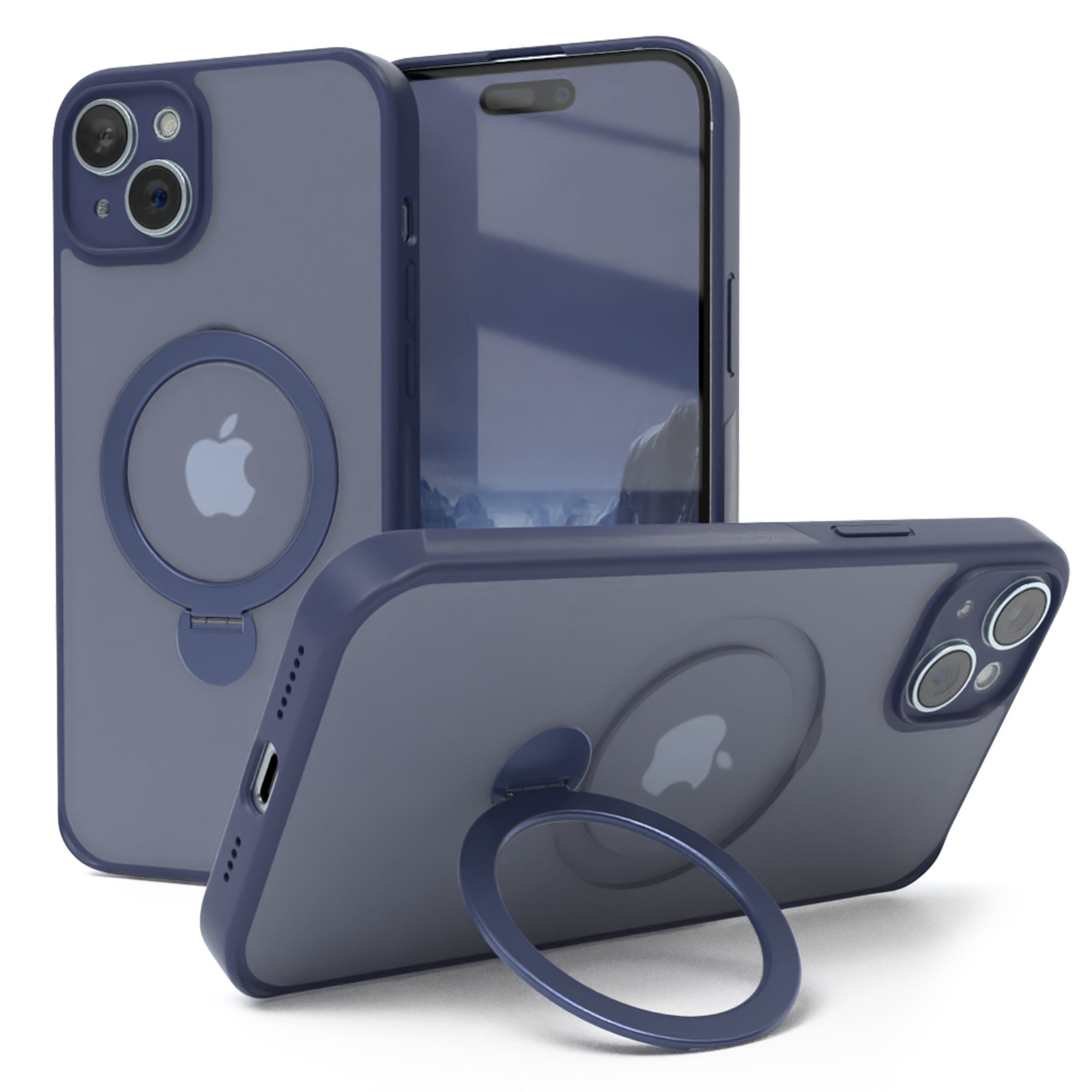 iPhone 15 Plus Outdoor Hülle + drehbarer Ring mit MagSafe