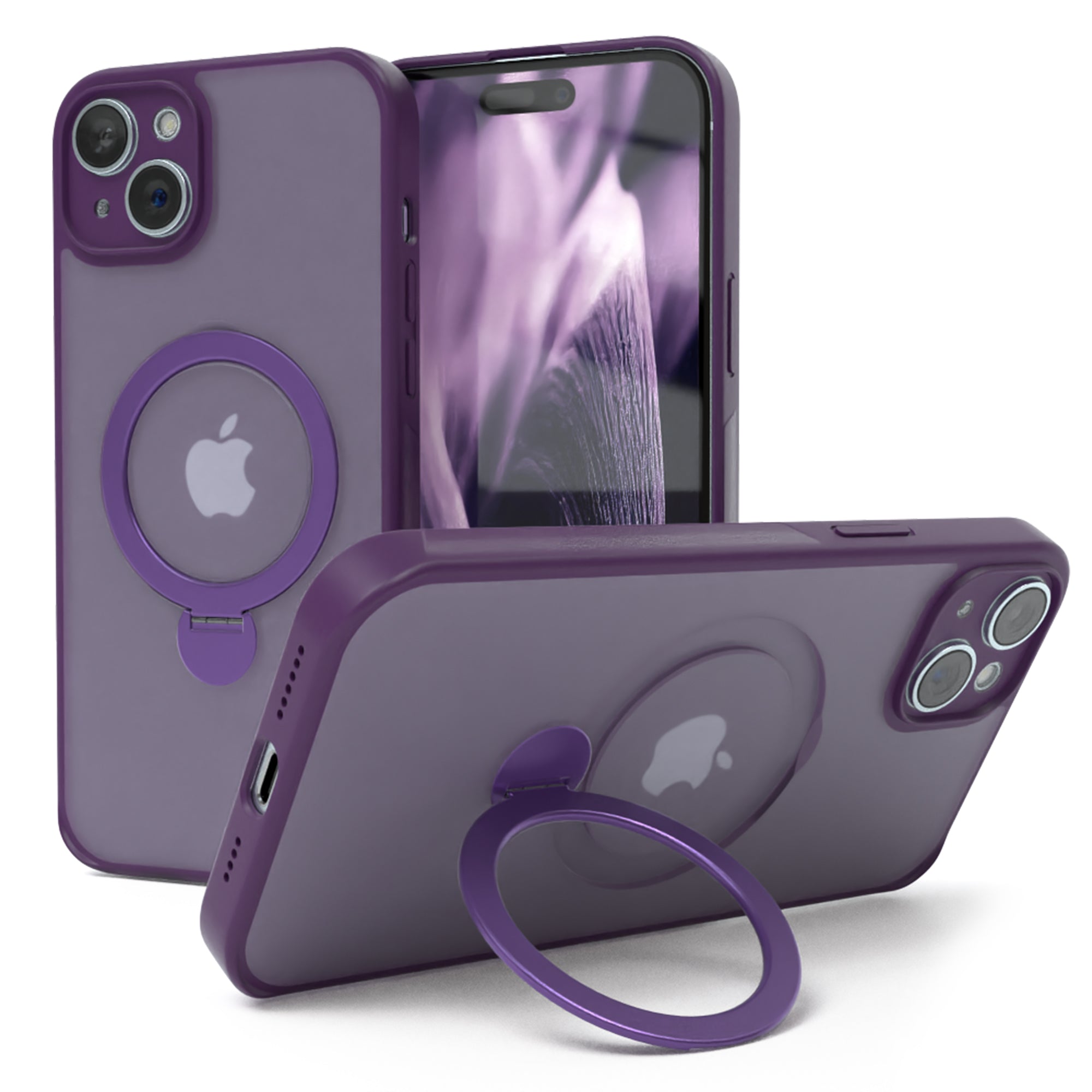 iPhone 15 Plus Outdoor Hülle + drehbarer Ring mit MagSafe
