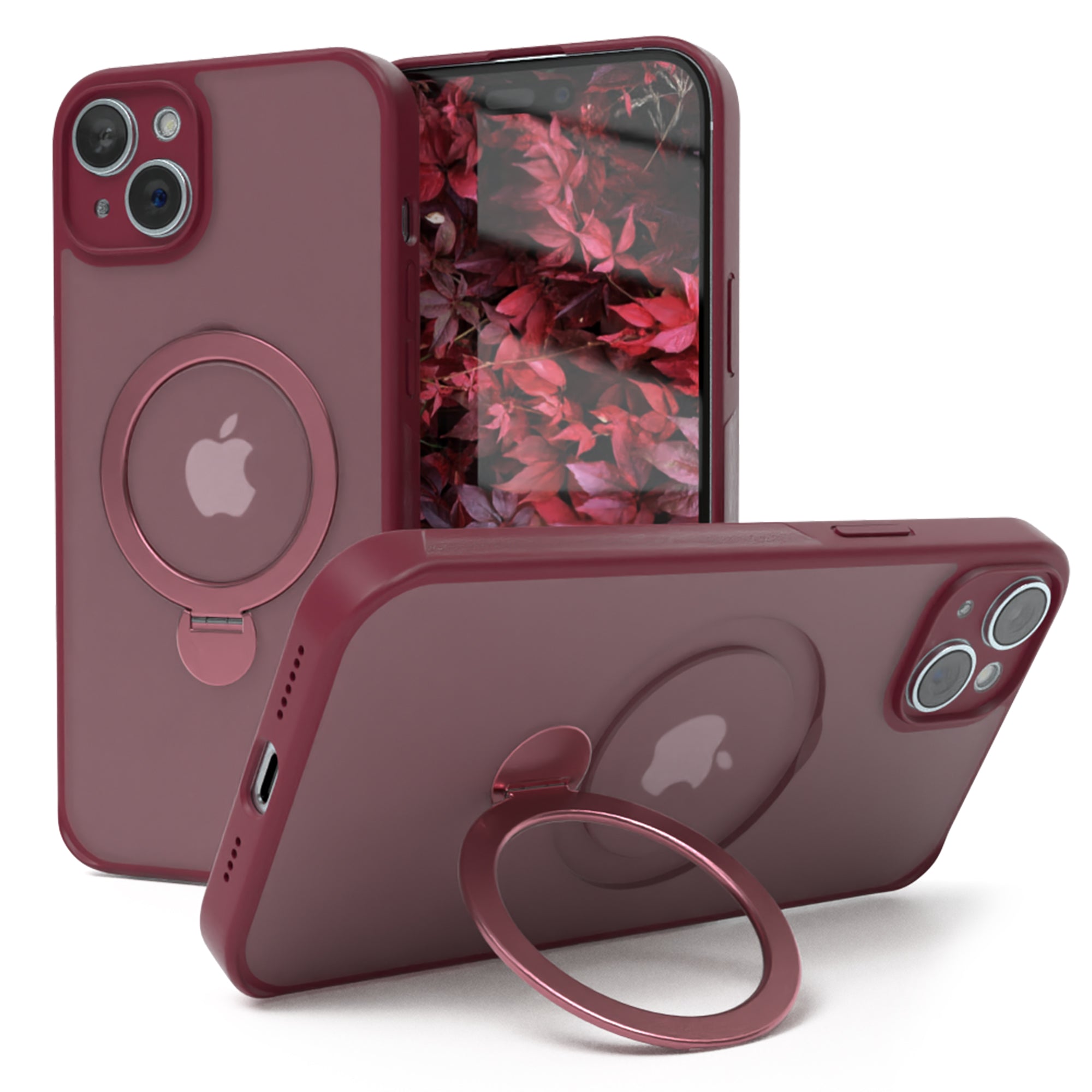 iPhone 15 Plus Outdoor Hülle + drehbarer Ring mit MagSafe