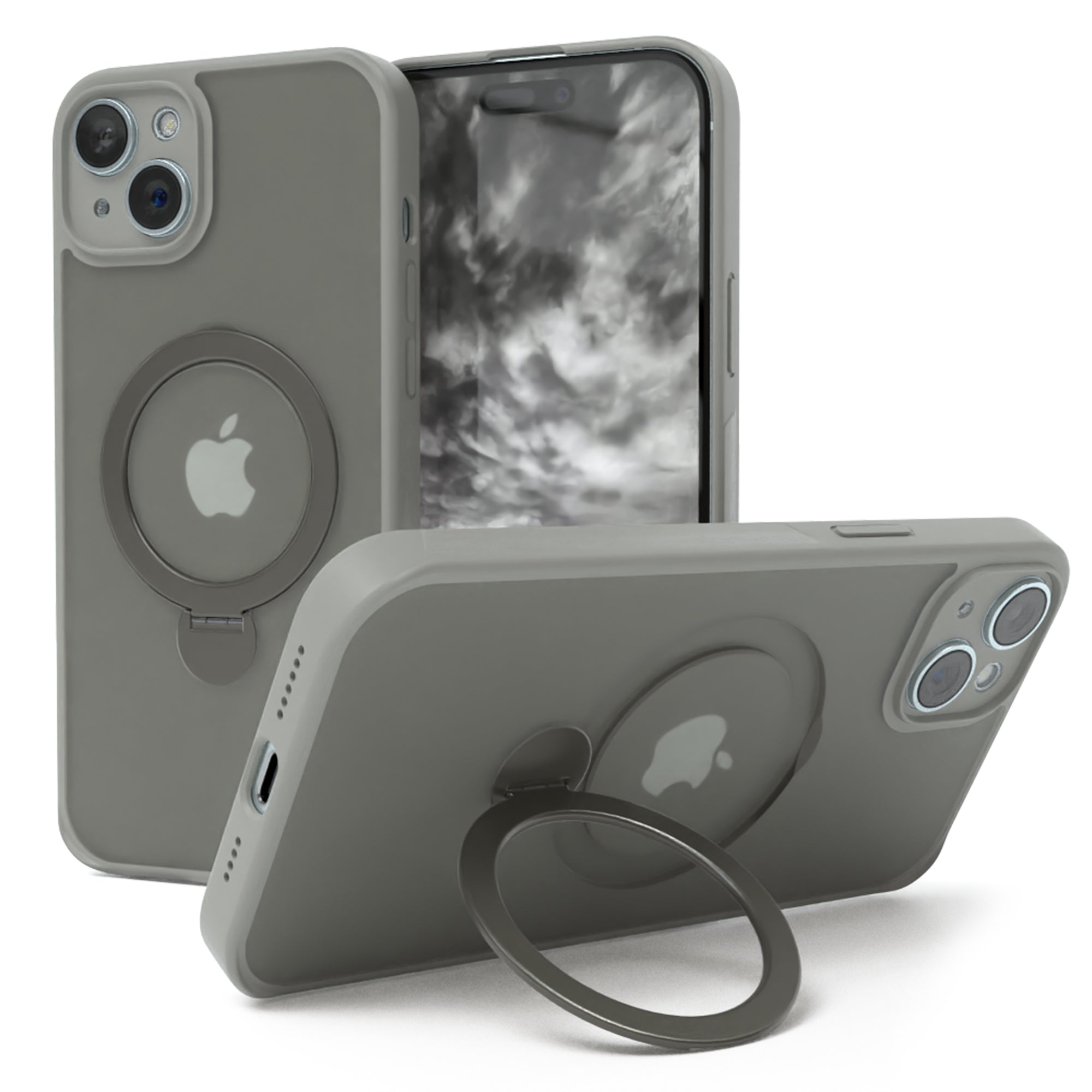 iPhone 15 Plus Outdoor Hülle + drehbarer Ring mit MagSafe