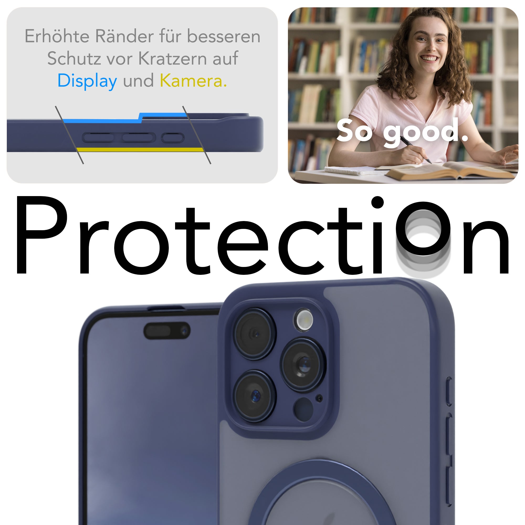 iPhone 15 Pro Max Outdoor Hülle + drehbarer Ring mit MagSafe