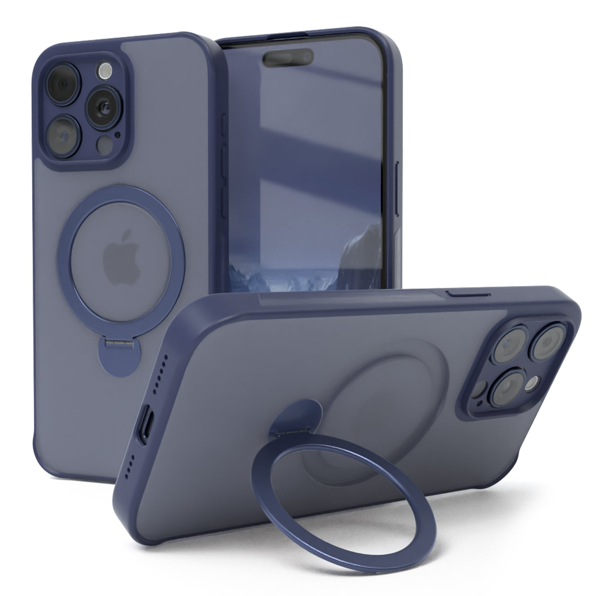 iPhone 15 Pro Max Outdoor Hülle + drehbarer Ring mit MagSafe