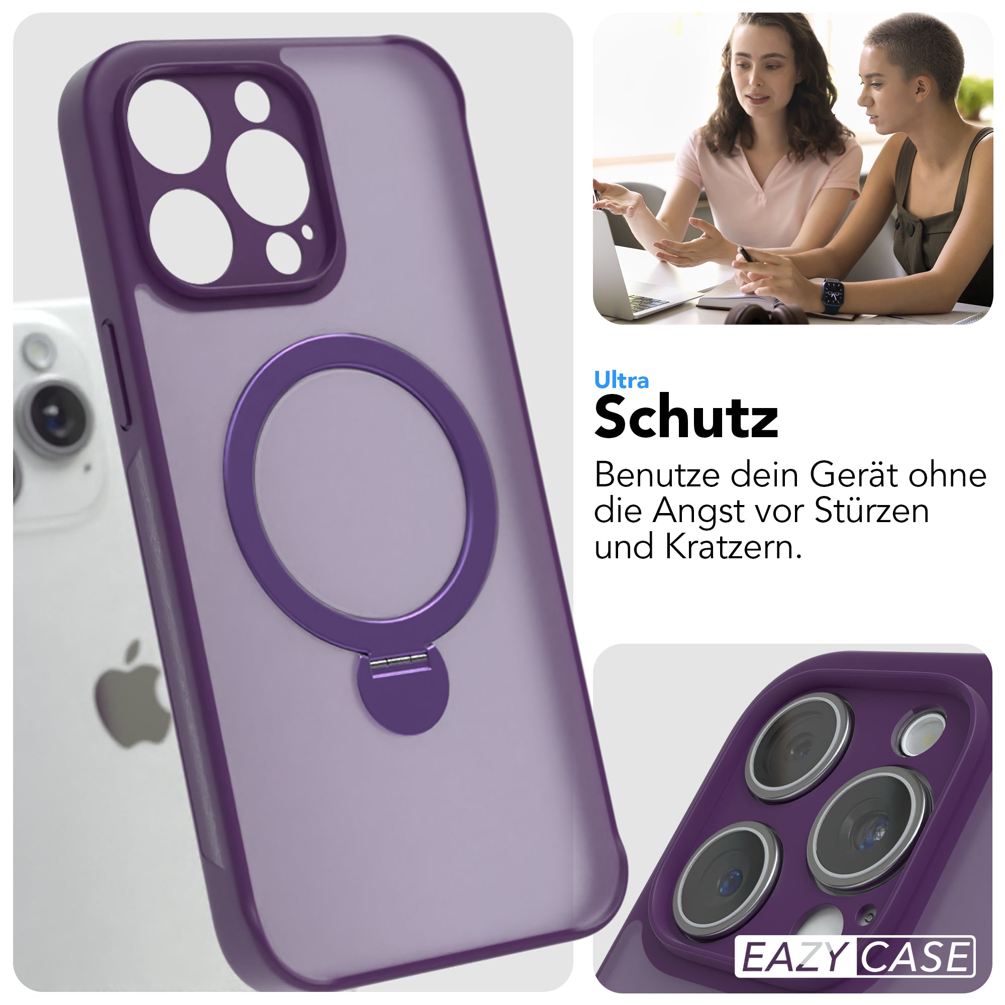 iPhone 15 Pro Max Outdoor Hülle + drehbarer Ring mit MagSafe