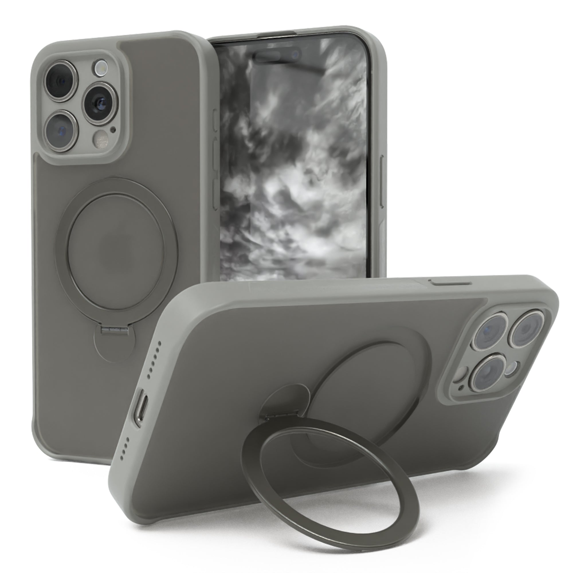 iPhone 15 Pro Max Outdoor Hülle + drehbarer Ring mit MagSafe