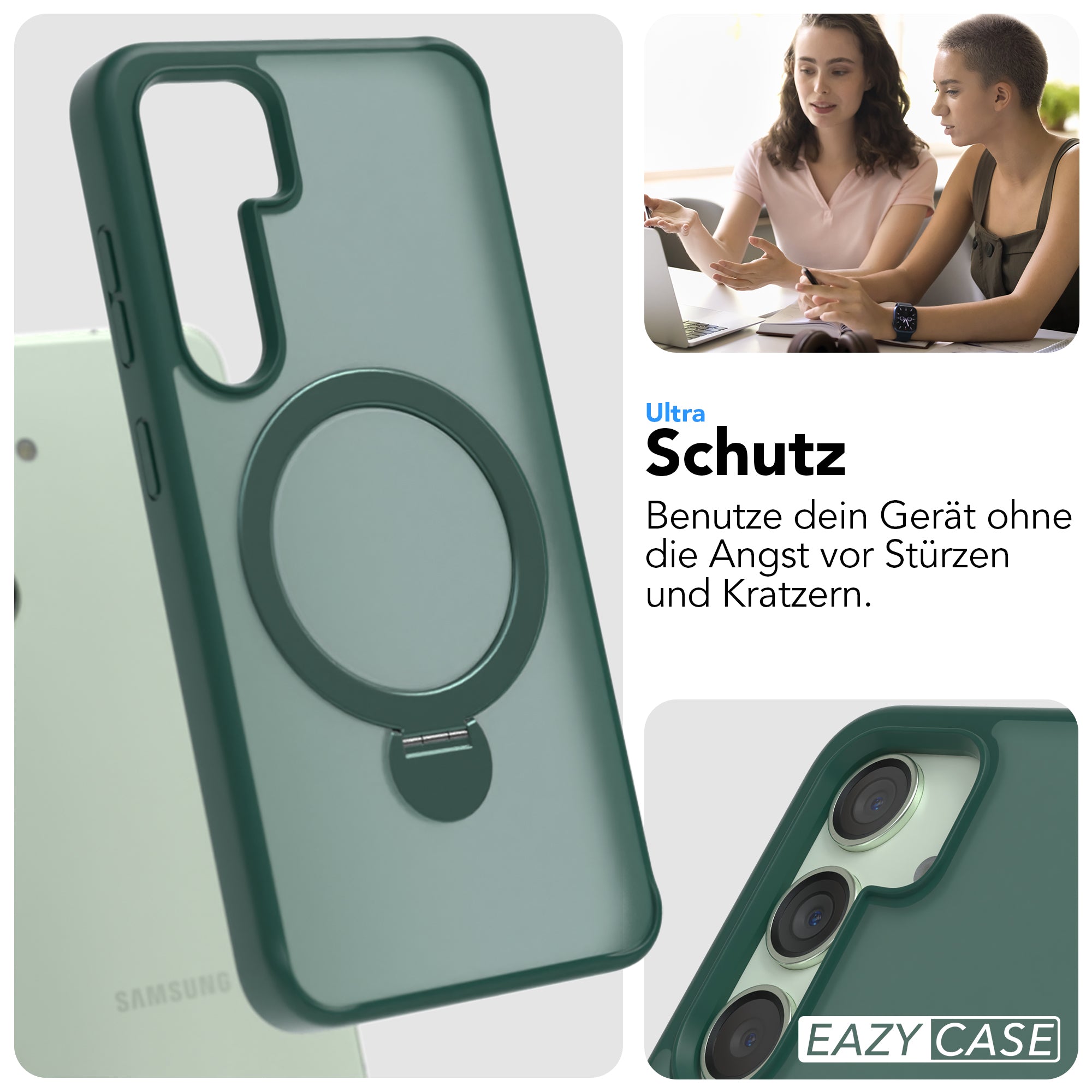 Galaxy S24 Outdoor Hülle + drehbarer Ring mit MagSafe